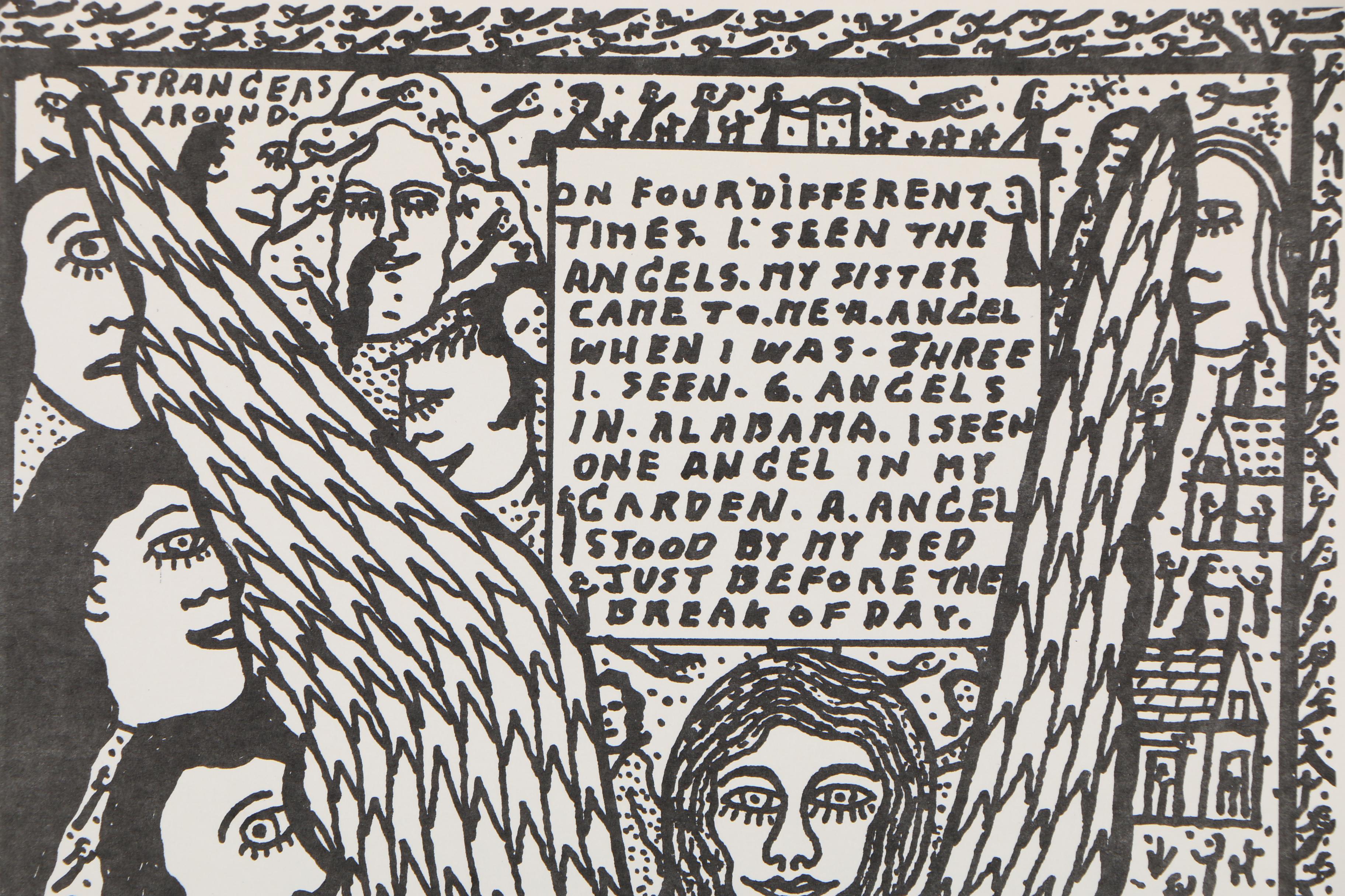 Howard Finster 1991 Folk Art Lithograph Poster