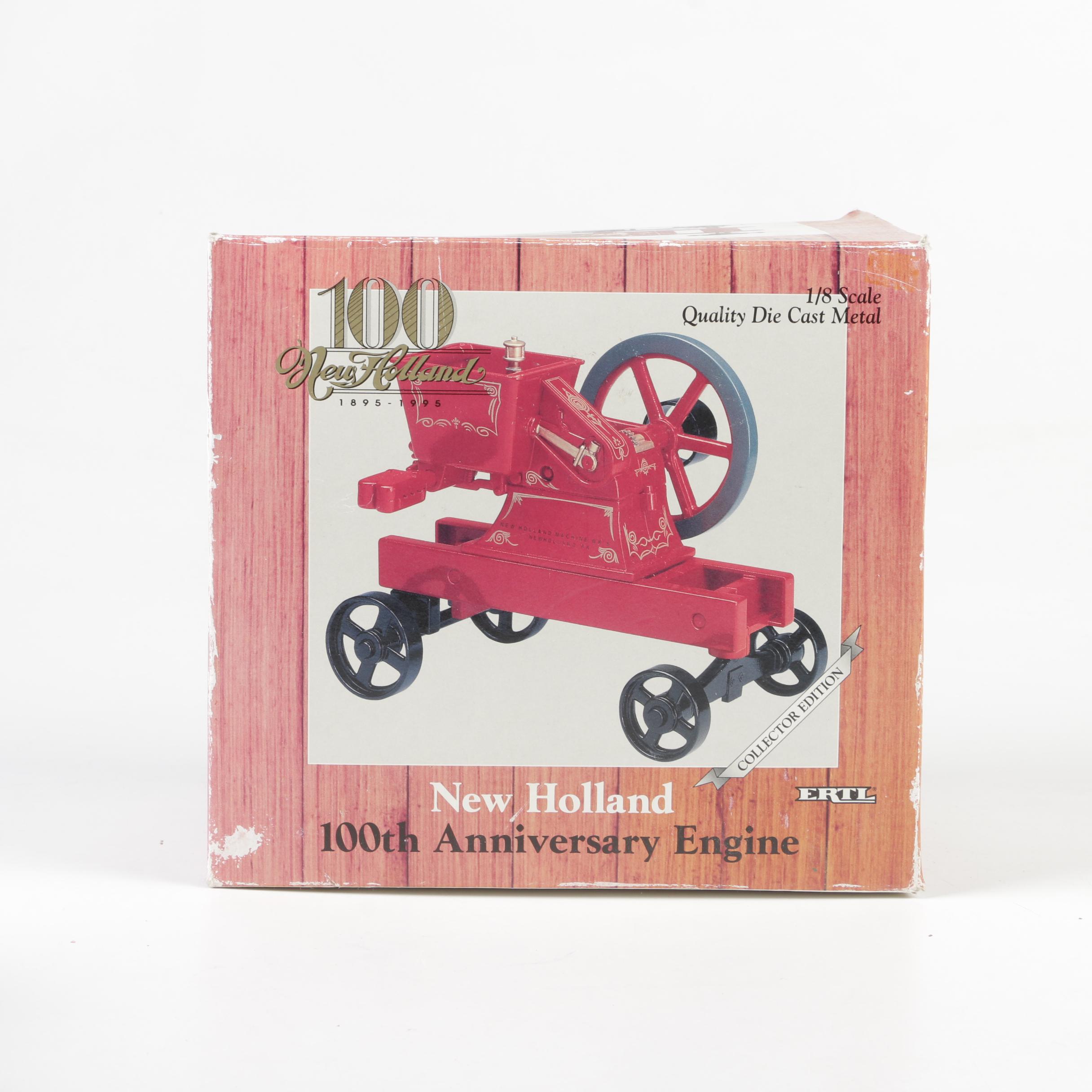 ERTL 100th Anniversary Collector Edition New Holland Steam Engine, 1995
