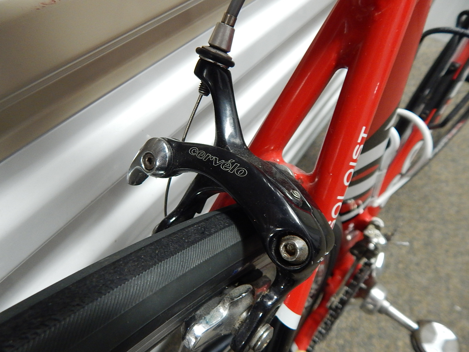 2000 Cervelo Canadian Made Soloist Street Race Bicycle with Many Upgrades, Shoes