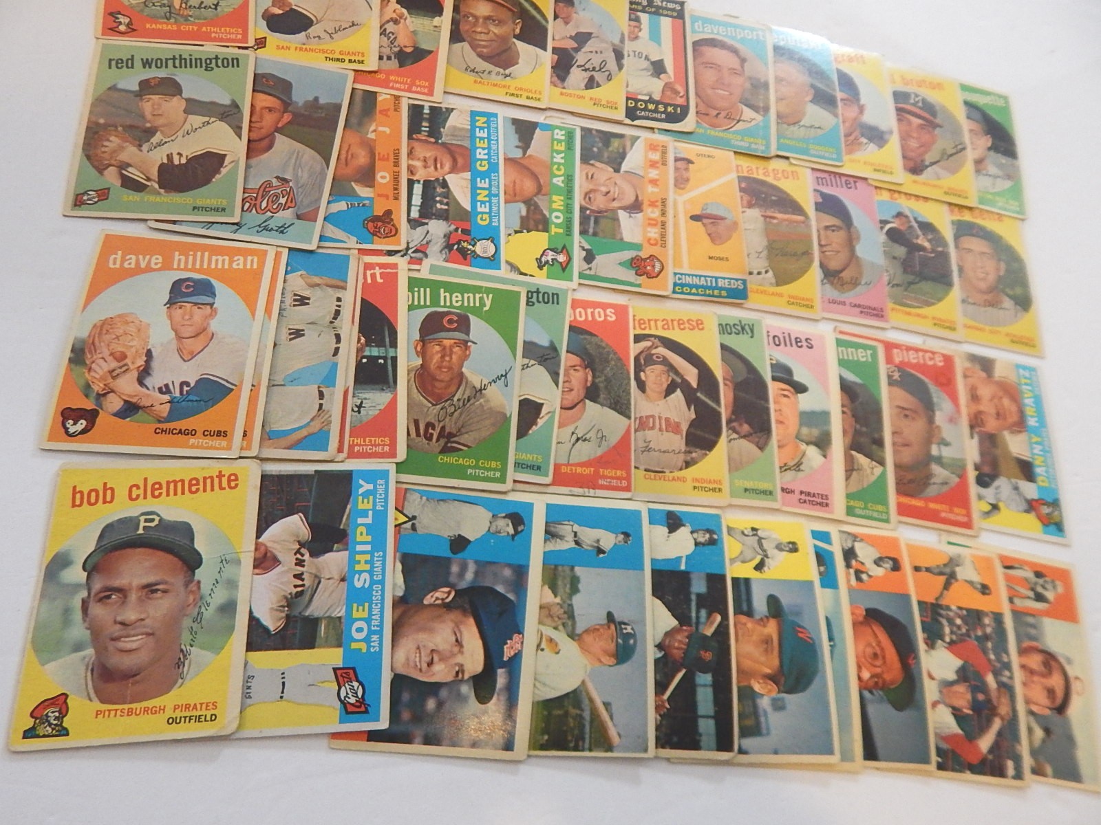 Large Vintage Baseball Card Collection with Rookies and Stars, 1952 to 1961
