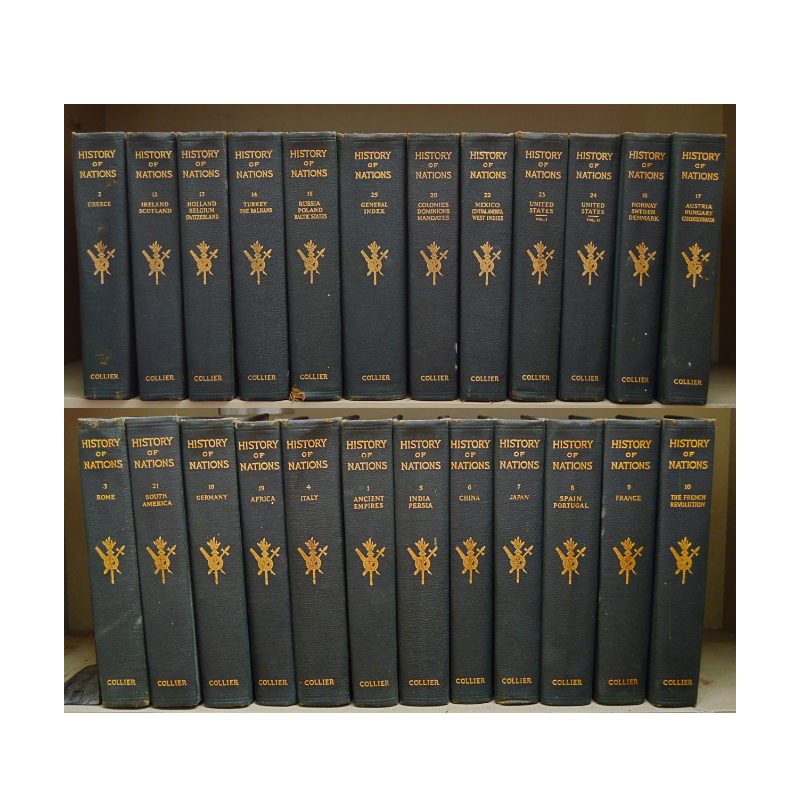 Collier's "History of Nations" 24-Volume Set
