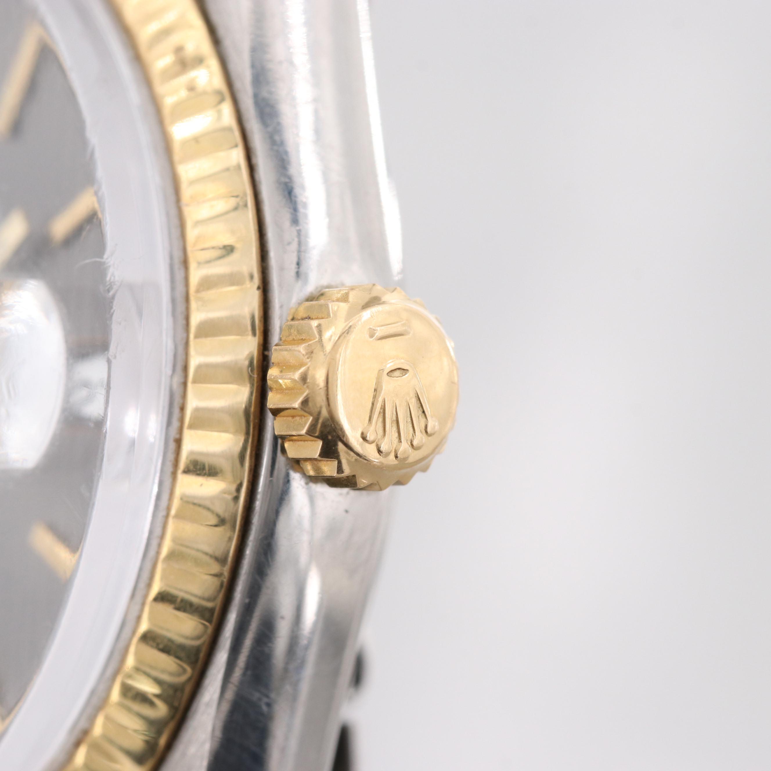 Rolex Datejust 18K Yellow Gold and Stainless Steel Watch, 1979