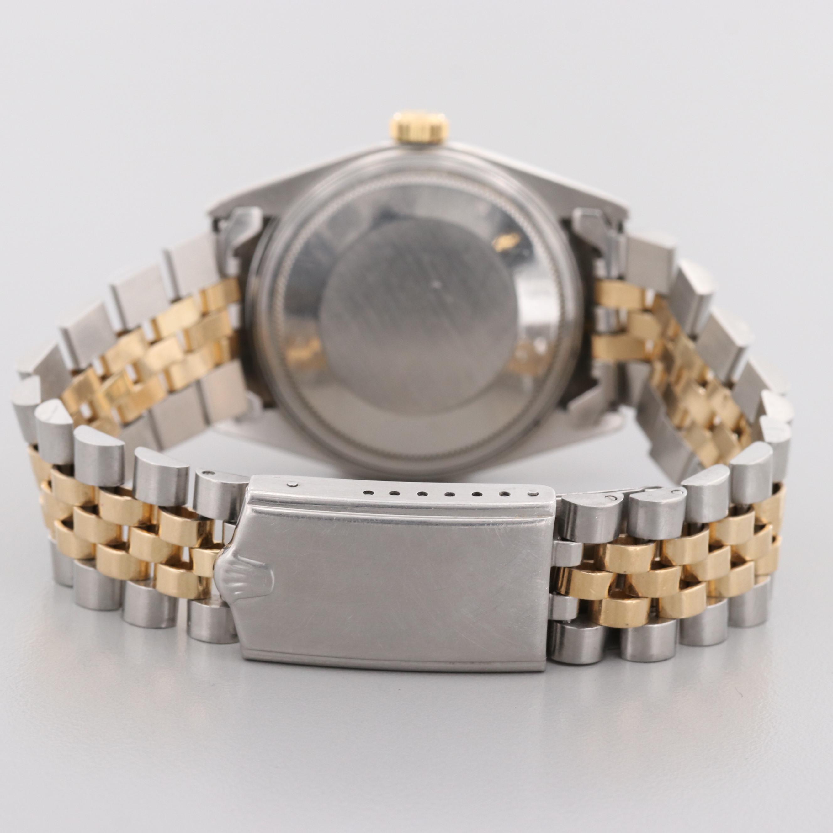 Rolex Datejust 18K Yellow Gold and Stainless Steel Watch, 1979