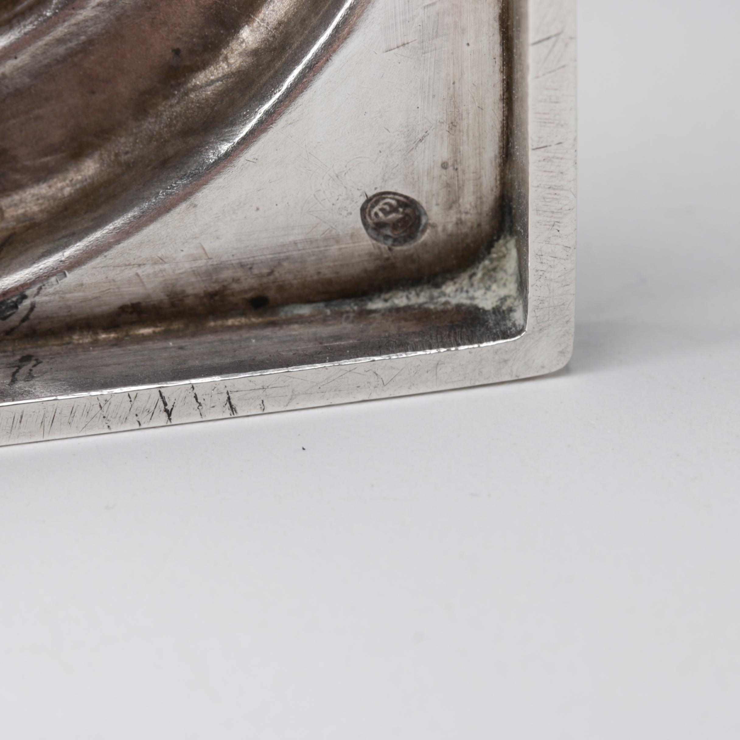 Peter Hertz Danish 826 Silver Muffineer on Plinth Base, 1902