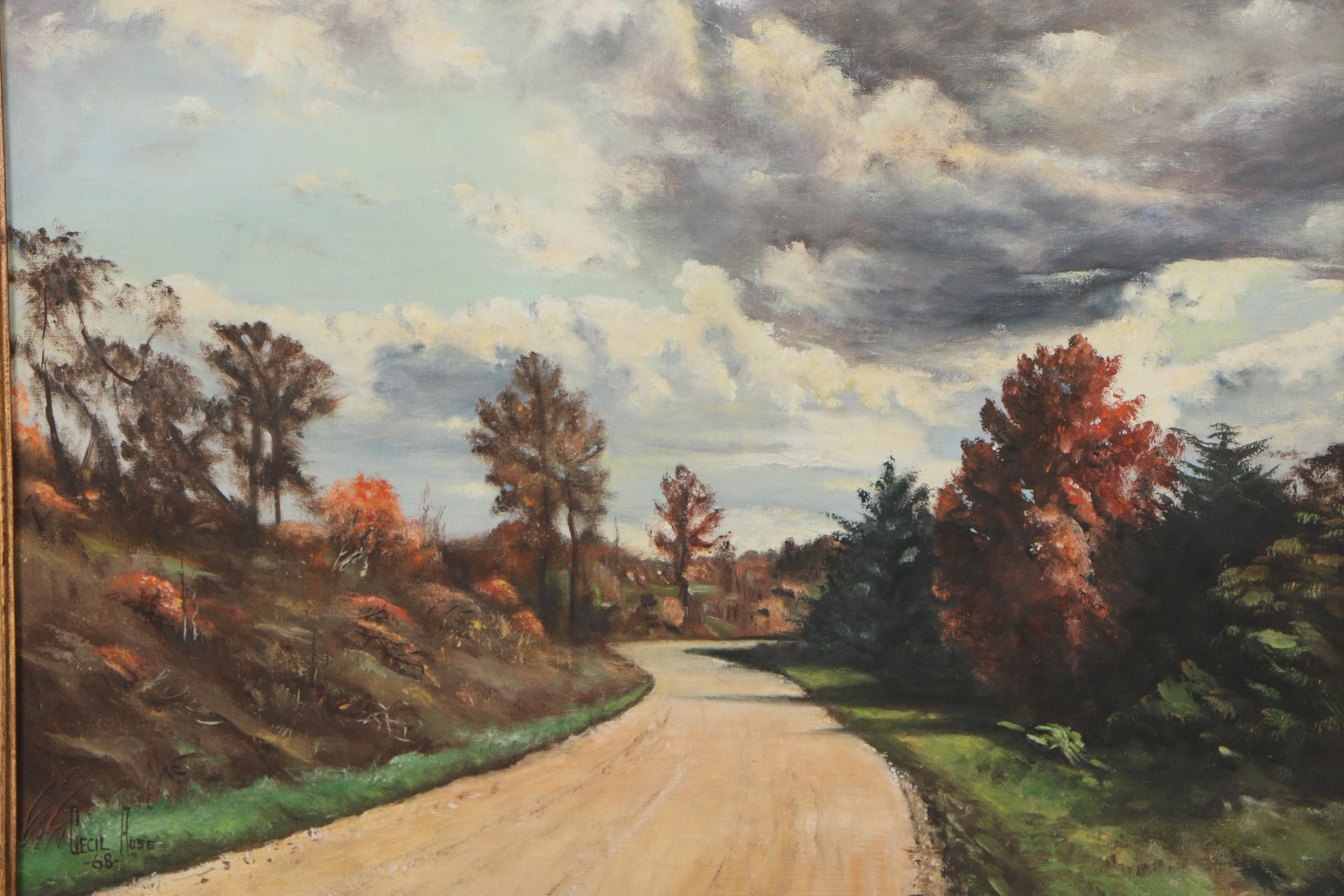 Cecil Rose Landscape Oil Painting