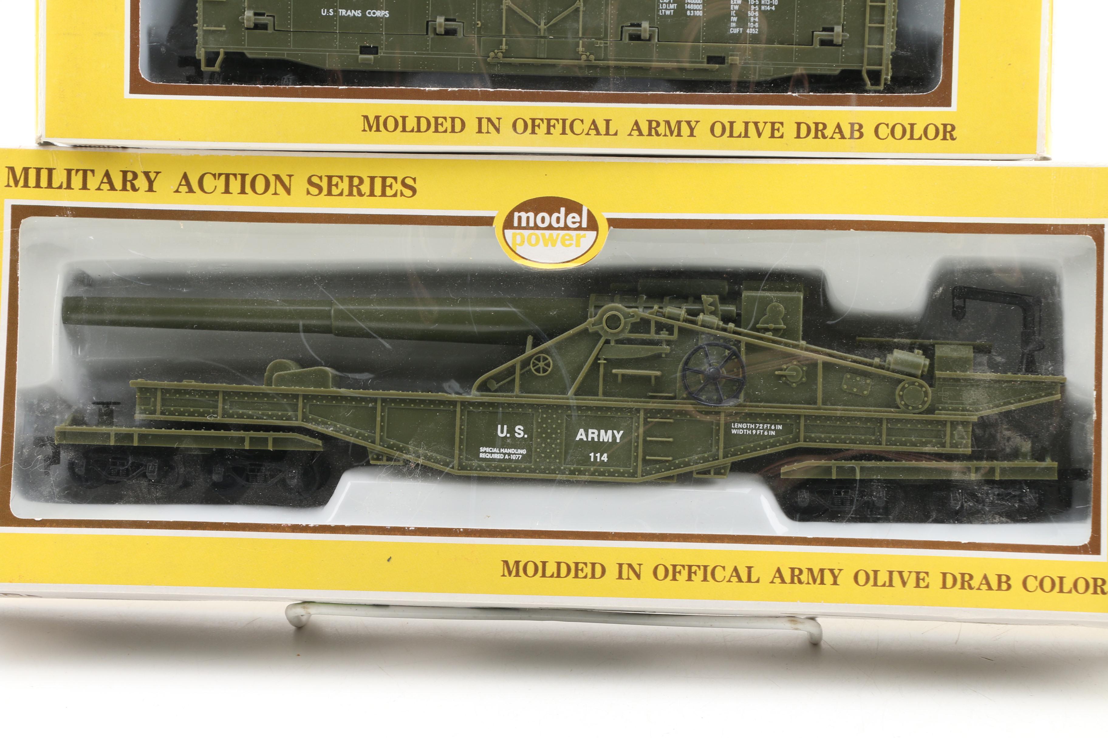 Model Power and A.H.M  Model U.S Army Trains