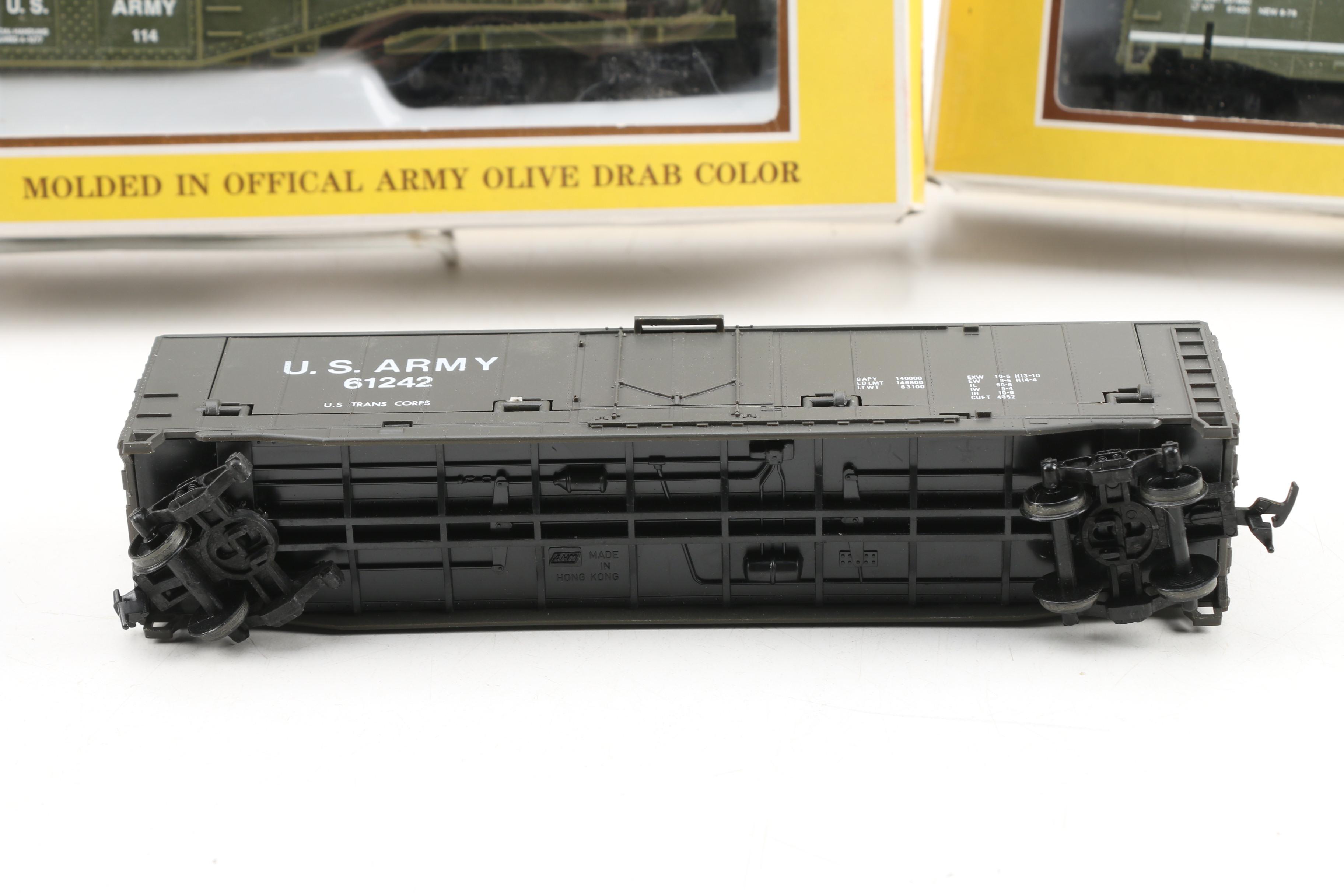 Model Power and A.H.M  Model U.S Army Trains