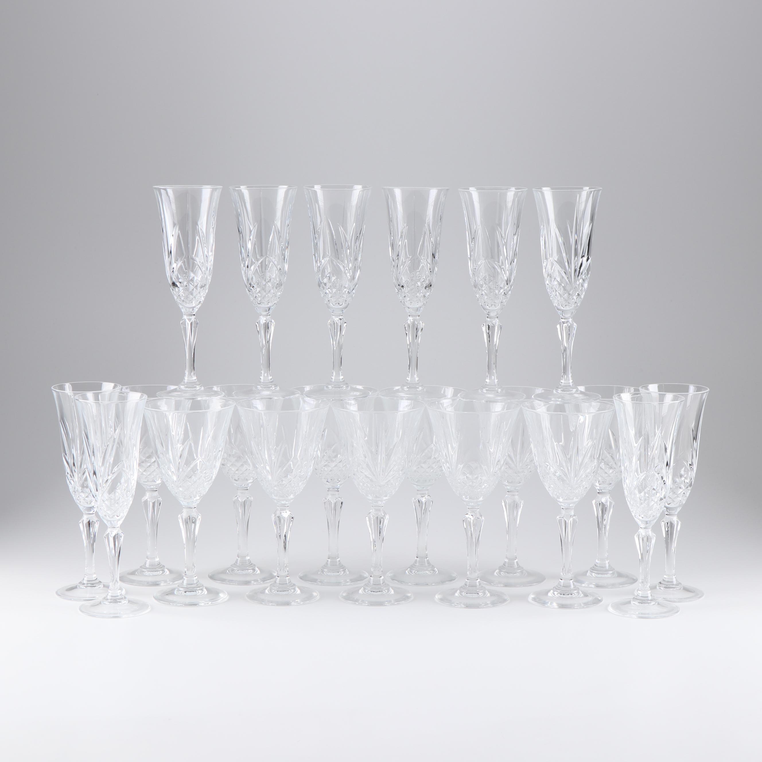Cristal D'Arques-Durand "Masquerade" Crystal Stemware