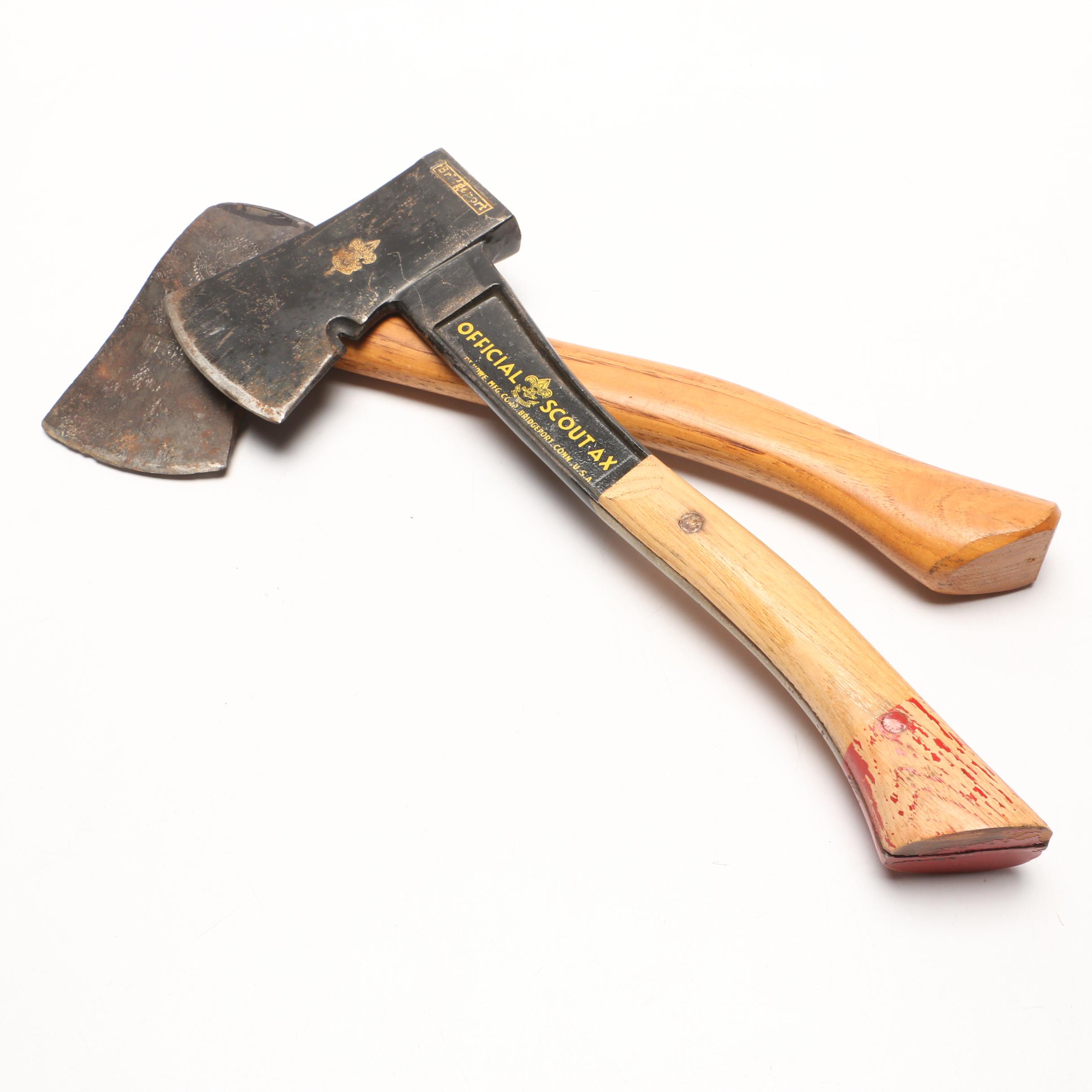 Bridgeport and Plumb Boy Scouts of America Hatchet Axes