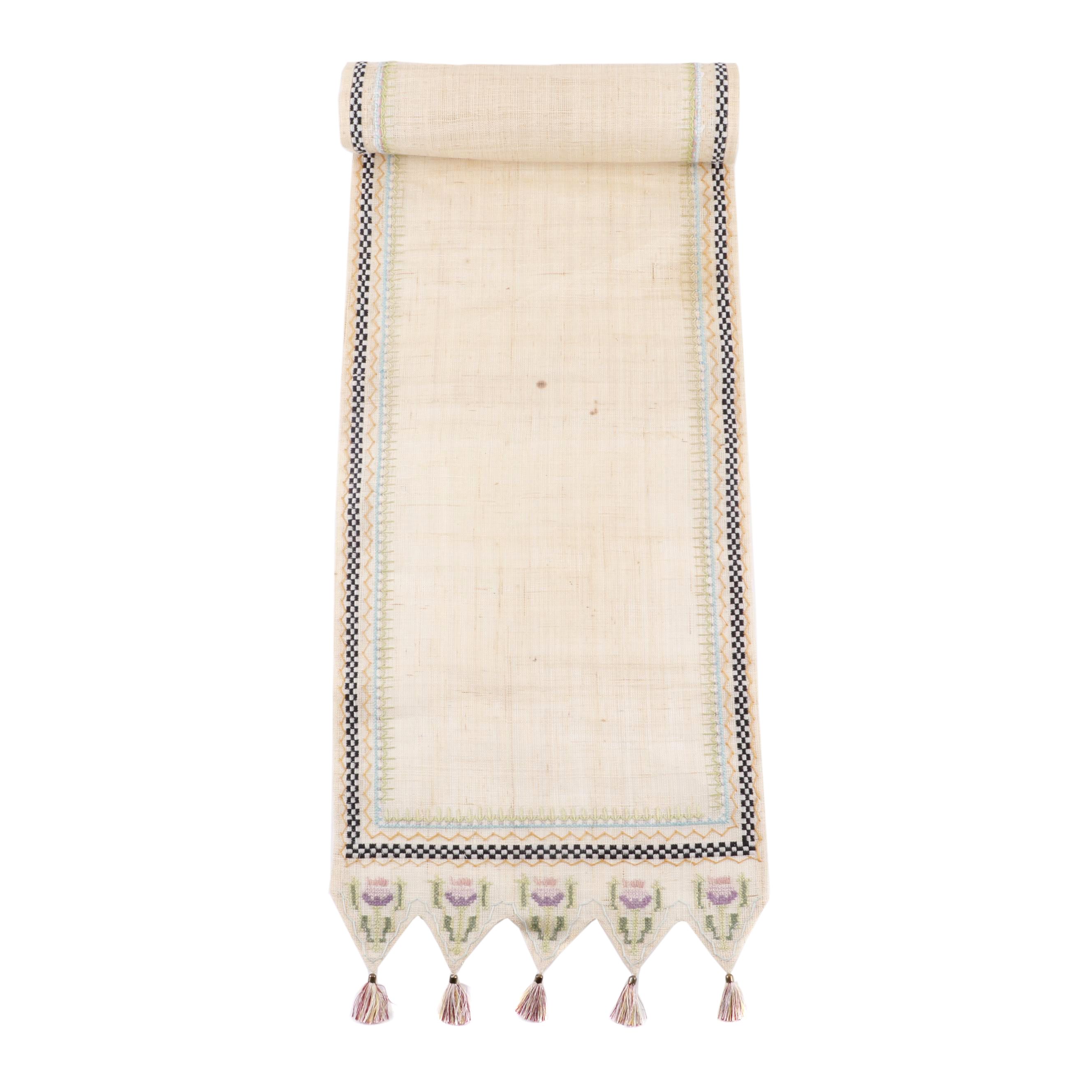 MacKenzie-Childs Raffia Table Runner