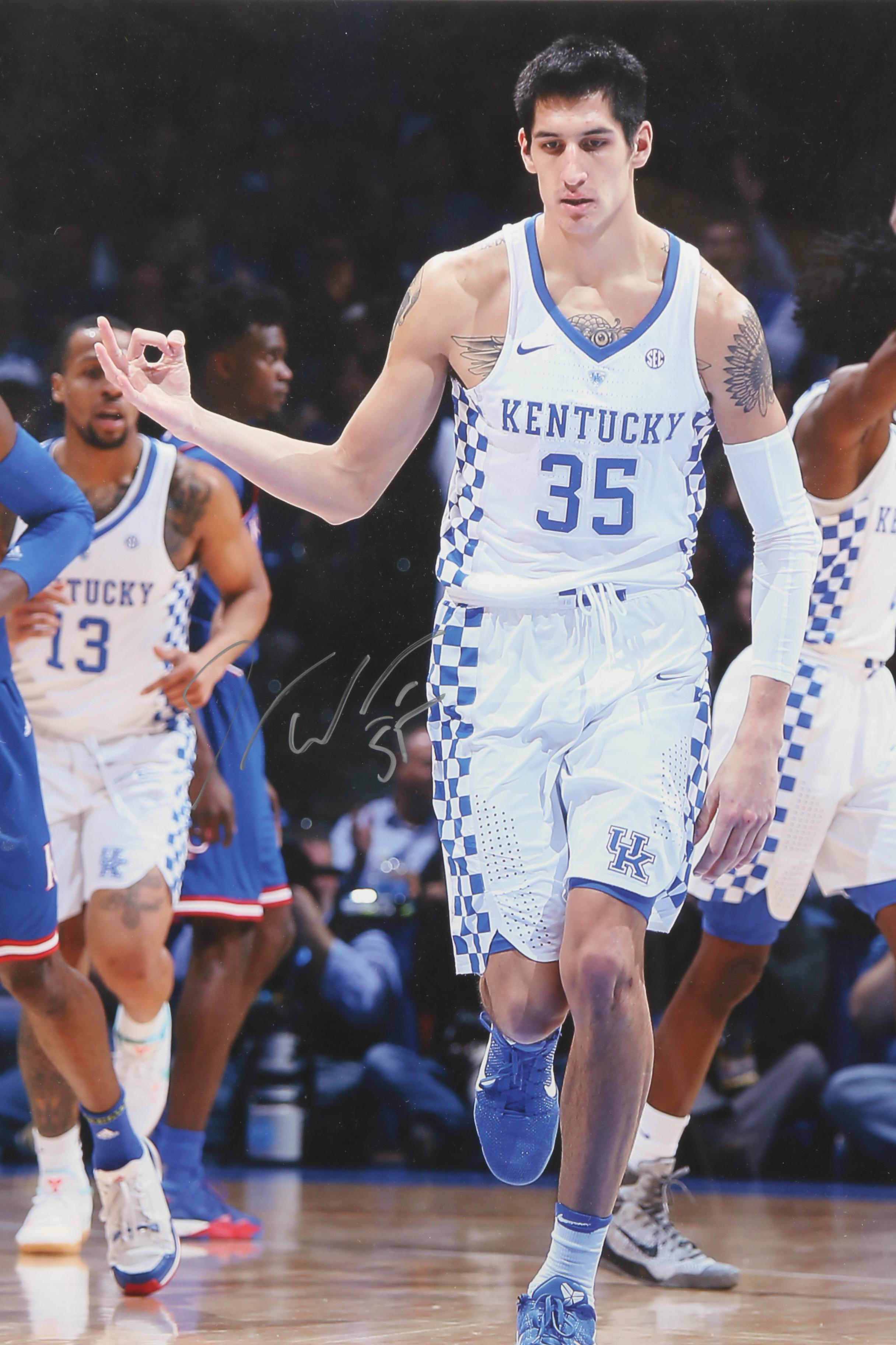 2013-2017 University of Kentucky Basketball Star Derek Willis Signed Poster