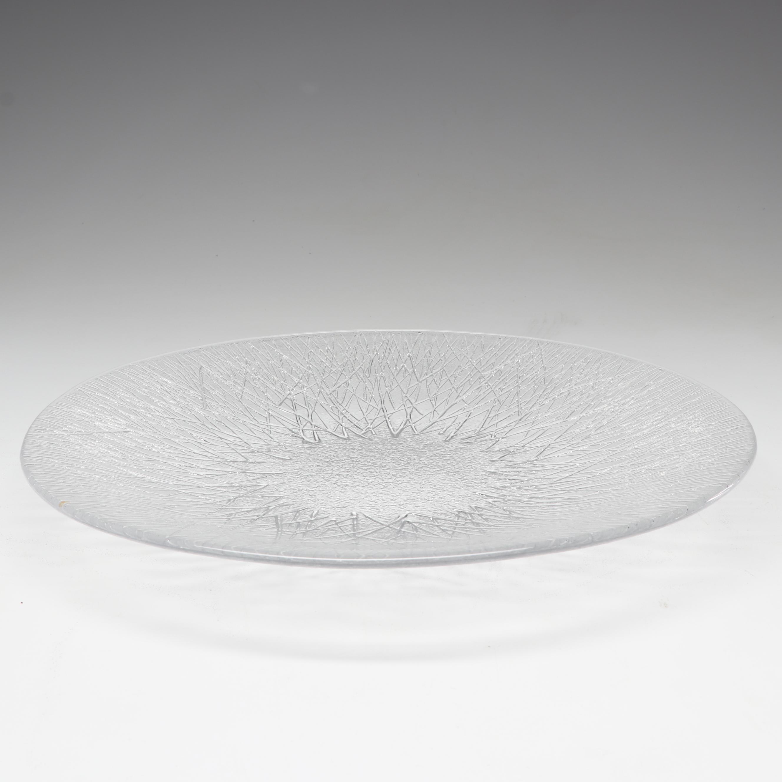 Crystal Judaica Decor Including Waterford Tray and Jim Karg Glass Paperweight