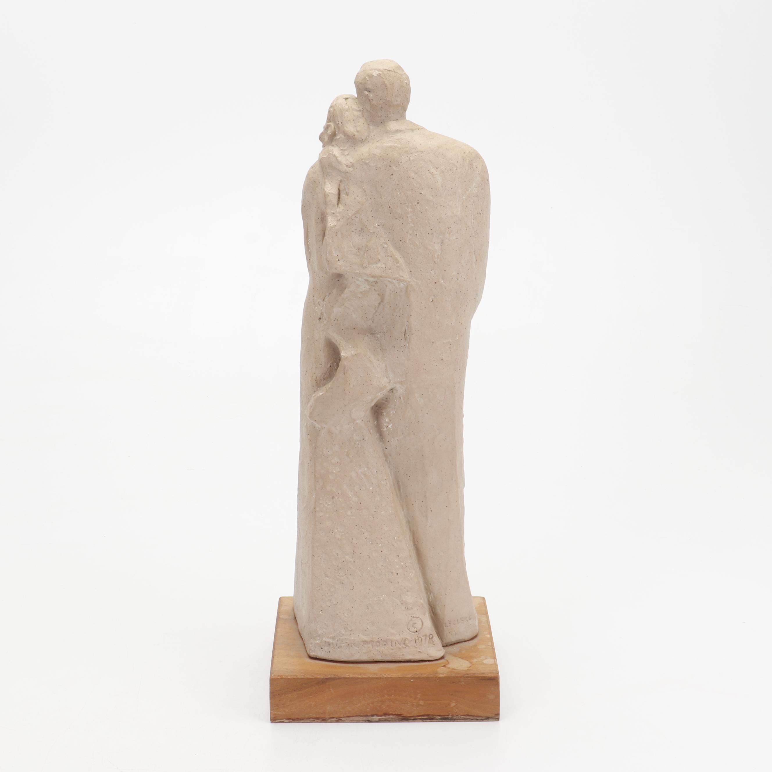 Claud Le Clerc for Austin Productions Plaster Sculpture "Happily Ever After"