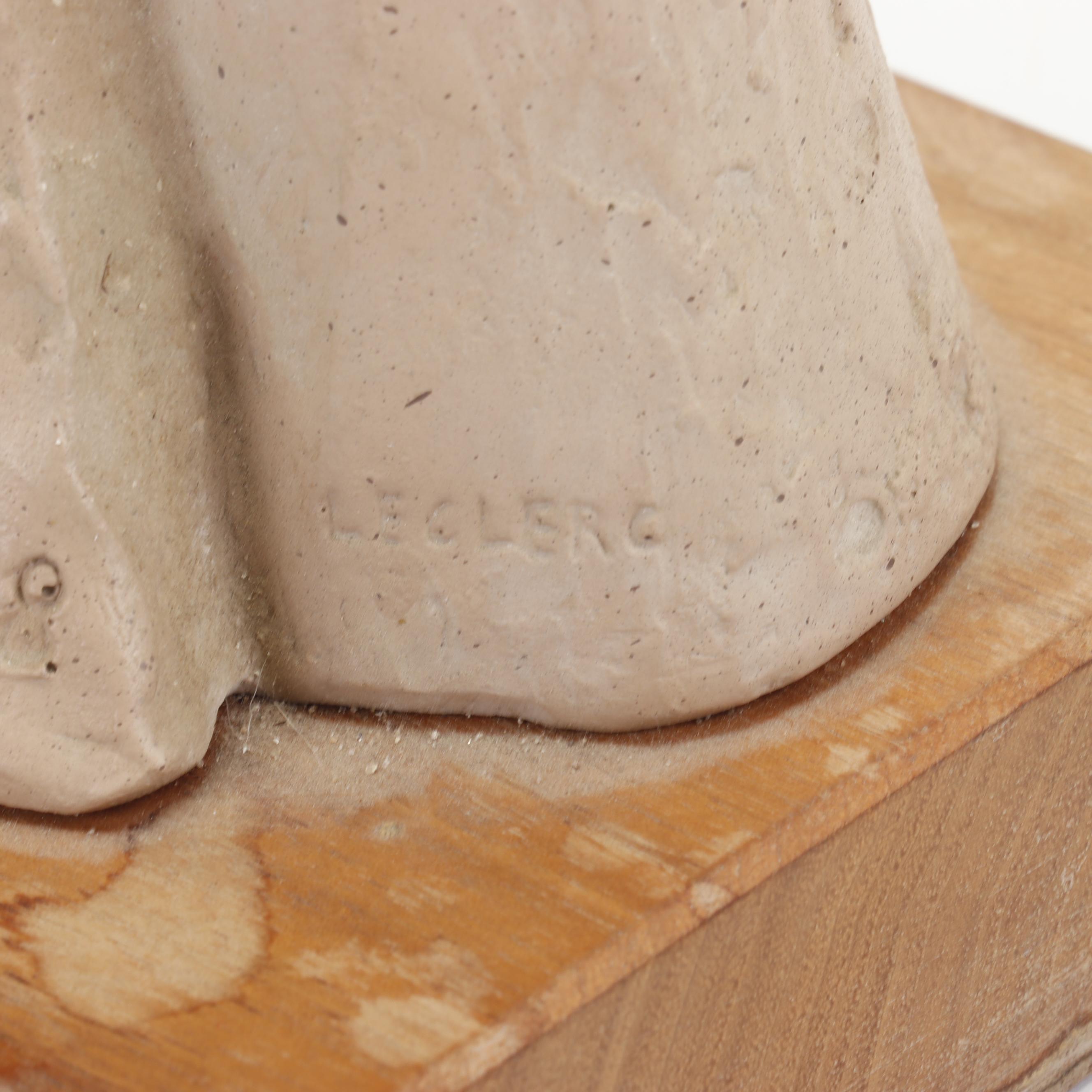 Claud Le Clerc for Austin Productions Plaster Sculpture "Happily Ever After"