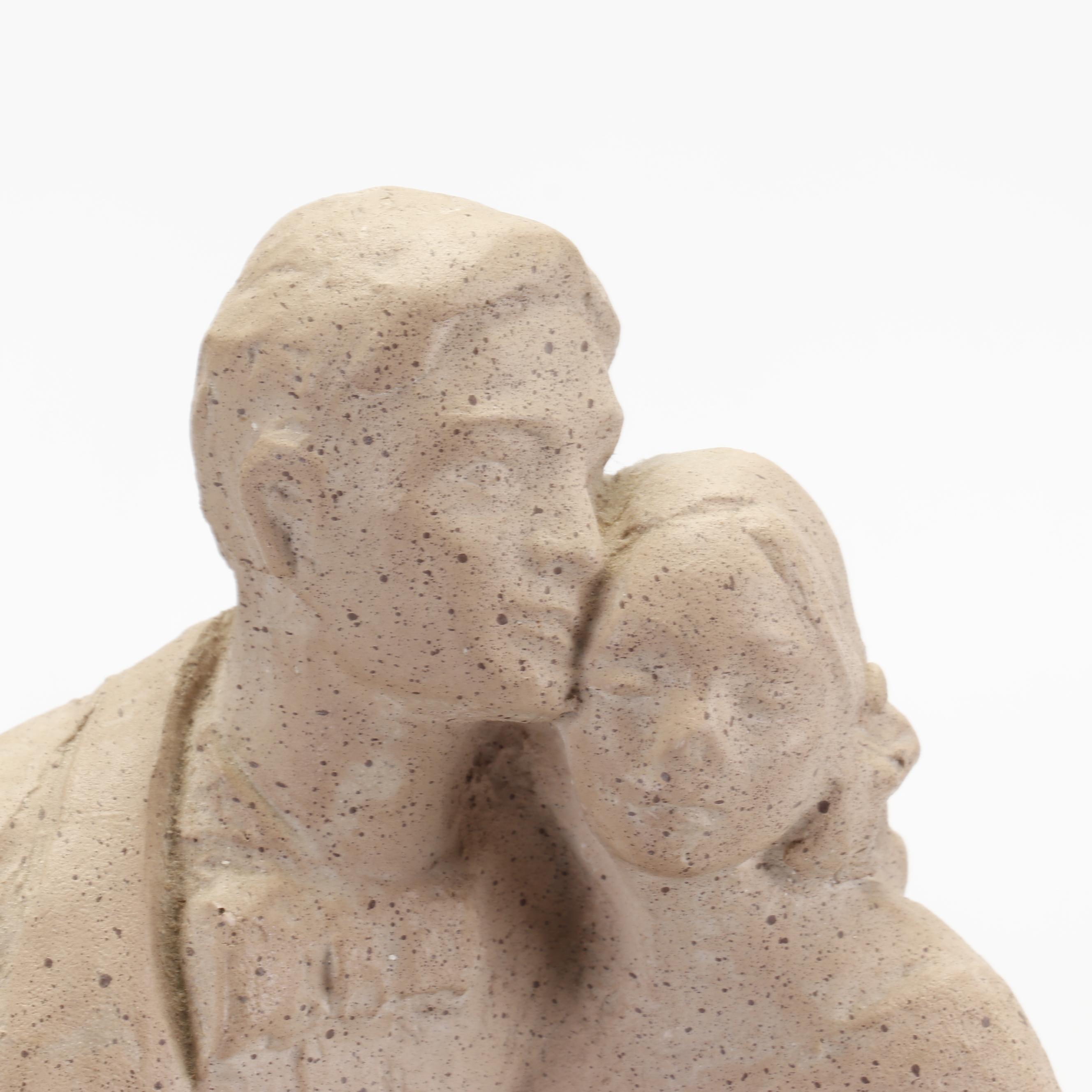 Claud Le Clerc for Austin Productions Plaster Sculpture "Happily Ever After"