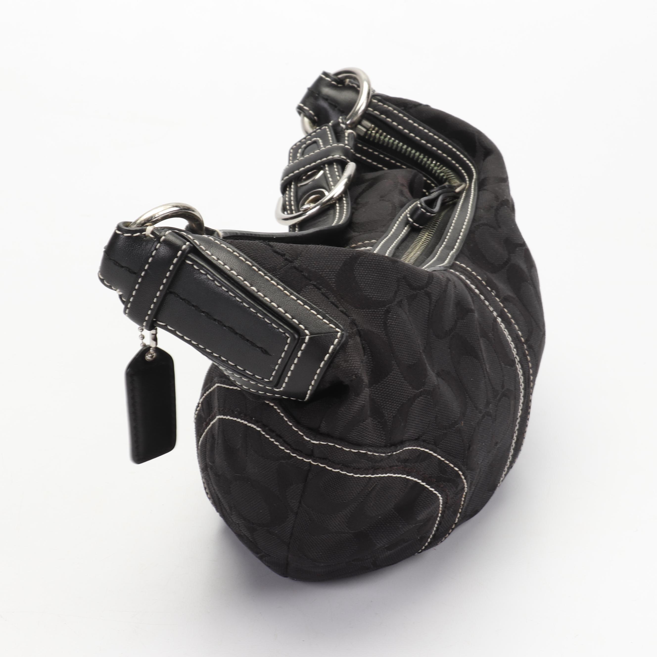 Coach Signature Soho Canvas Hobo Bag