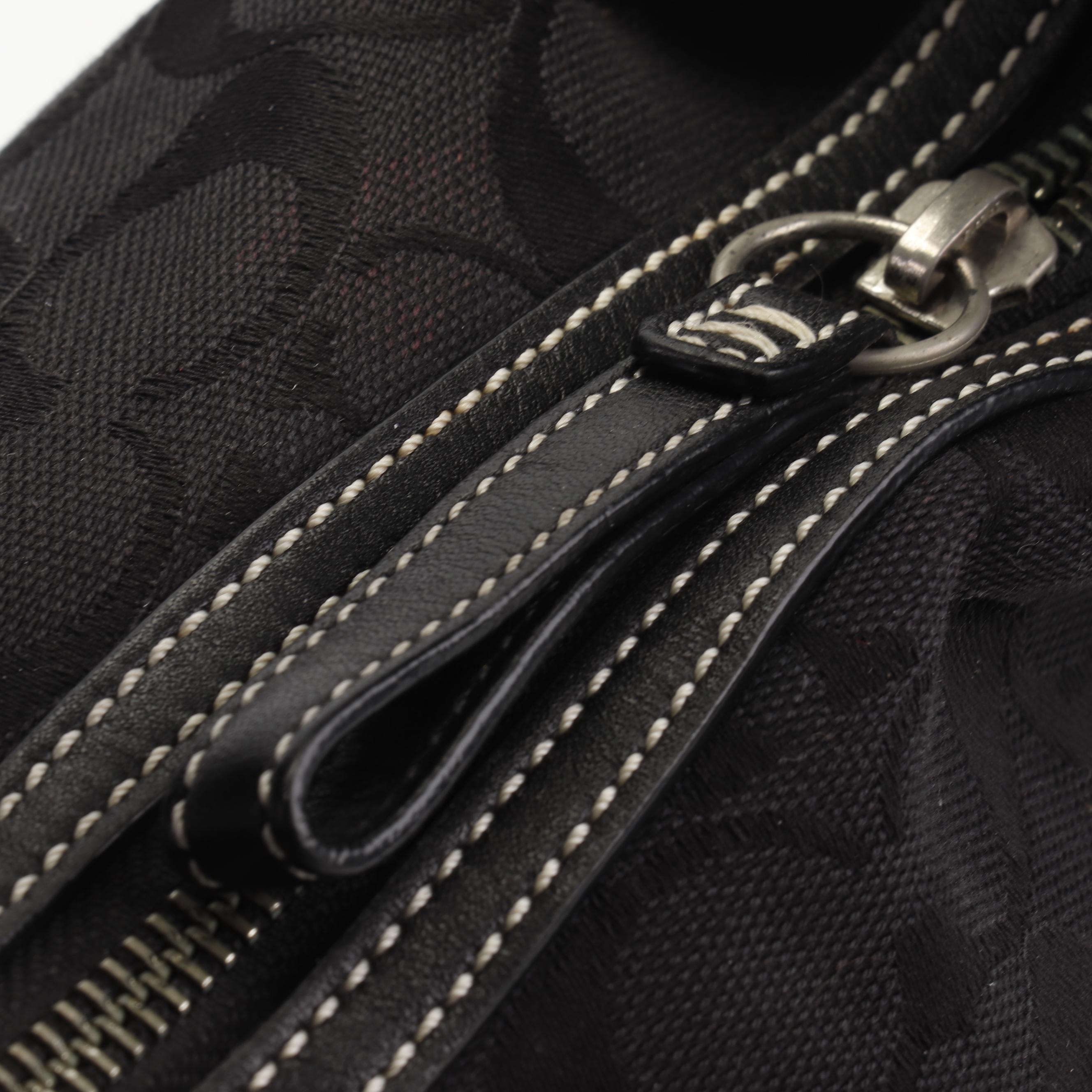 Coach Signature Soho Canvas Hobo Bag
