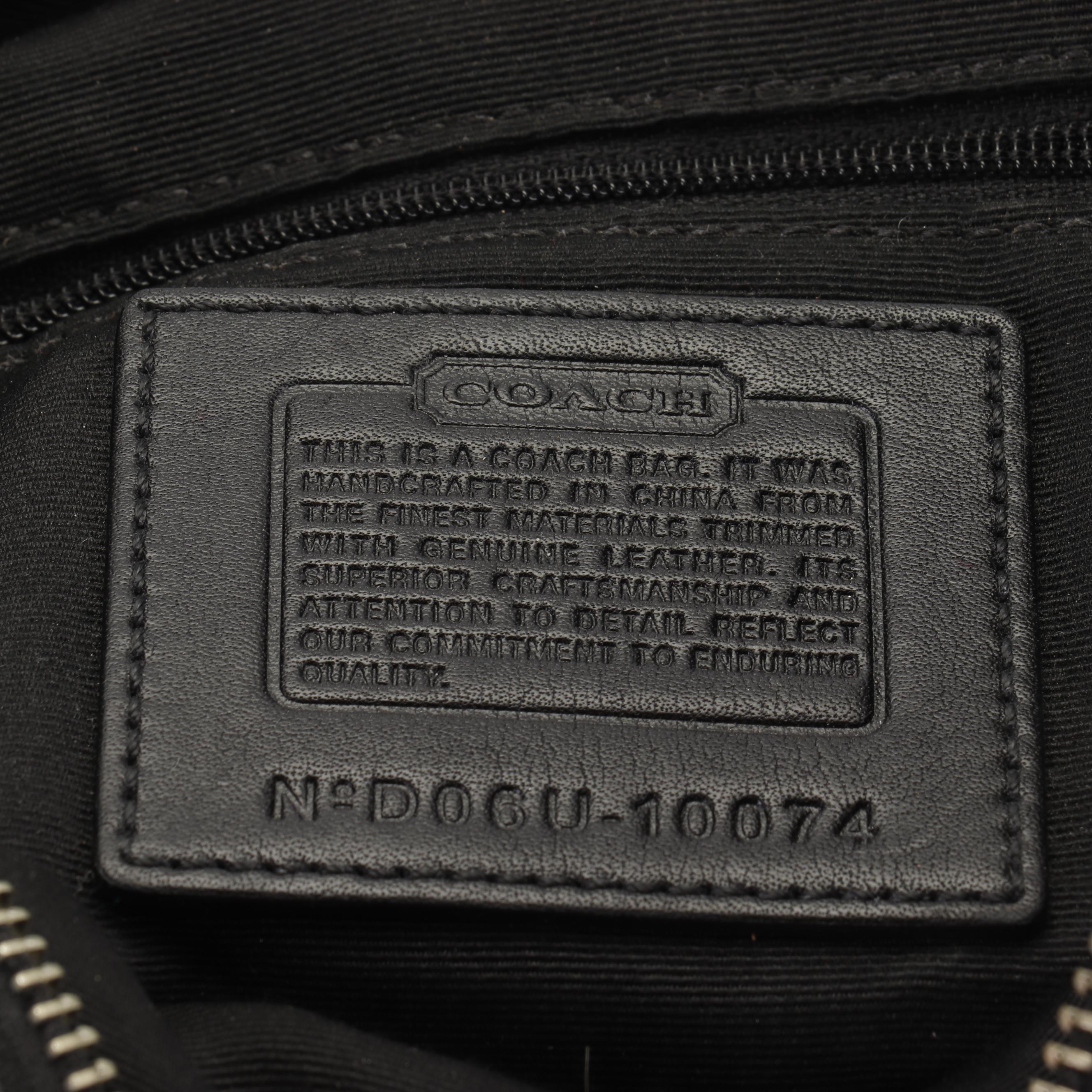 Coach Signature Soho Canvas Hobo Bag