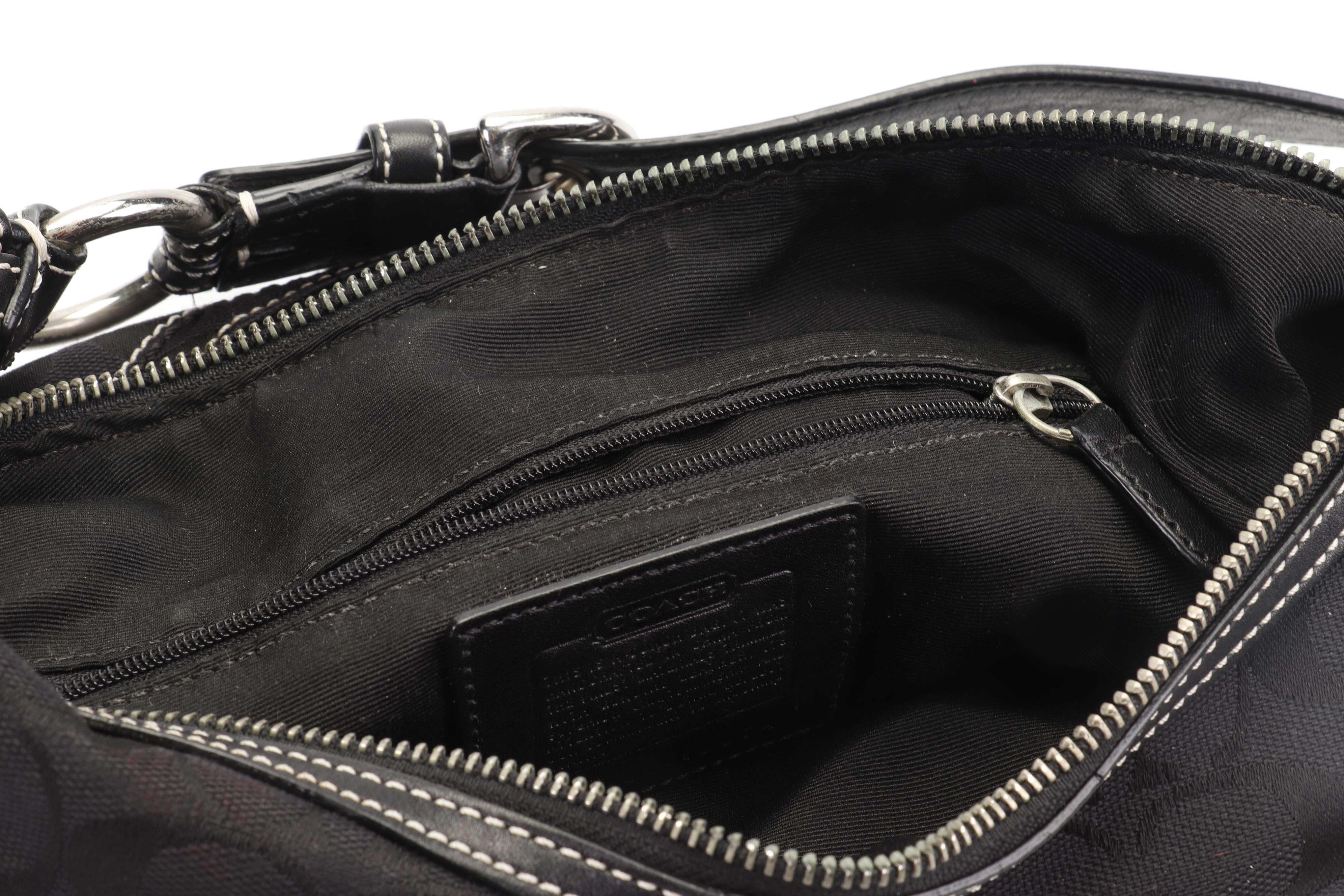 Coach Signature Soho Canvas Hobo Bag