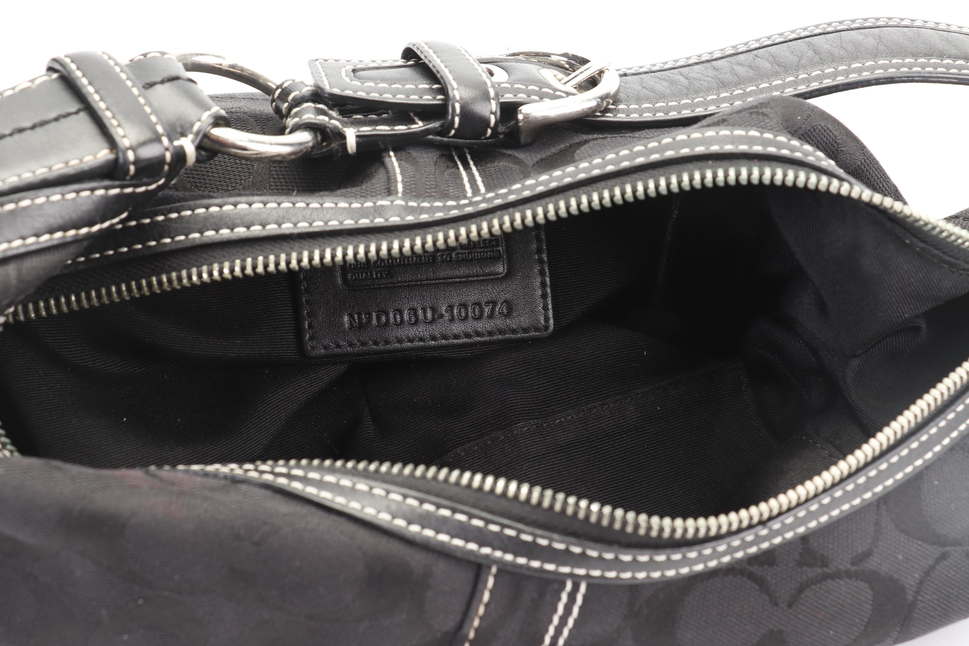 Coach Signature Soho Canvas Hobo Bag