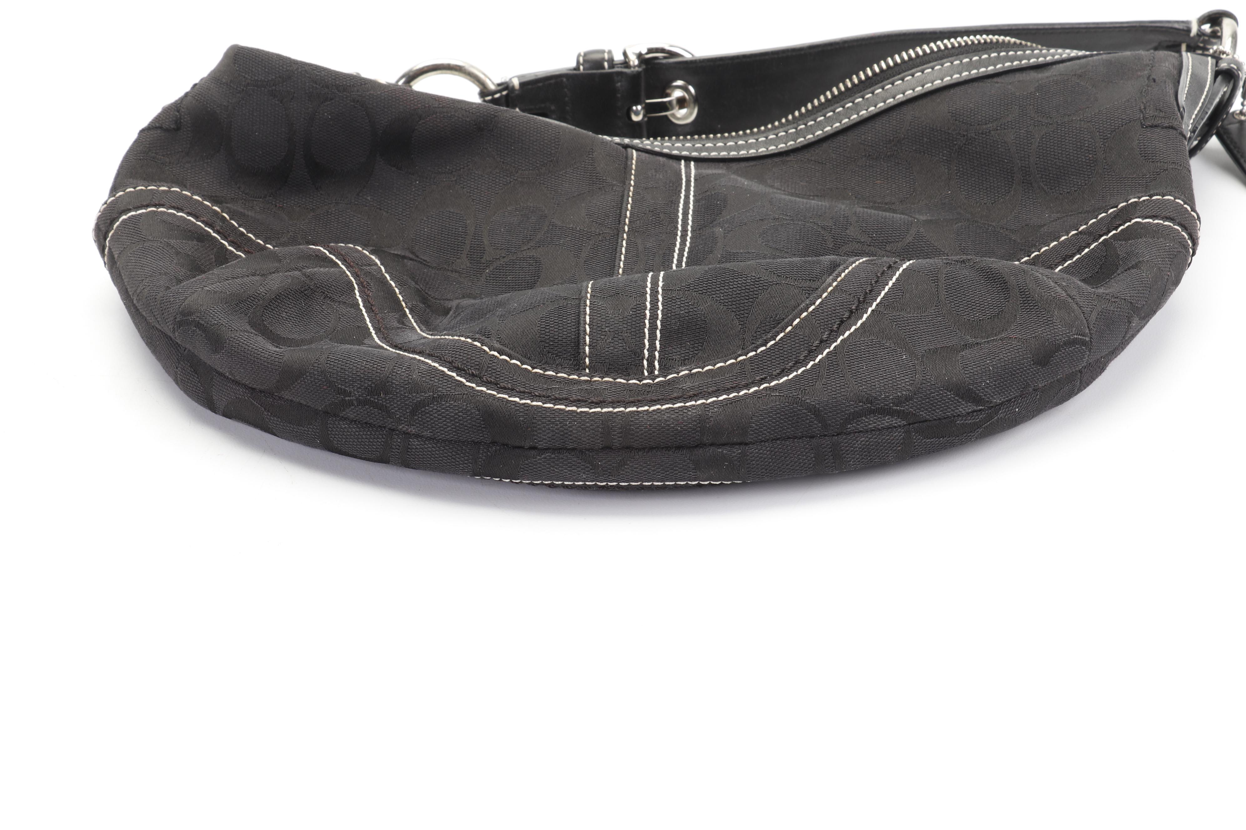Coach Signature Soho Canvas Hobo Bag