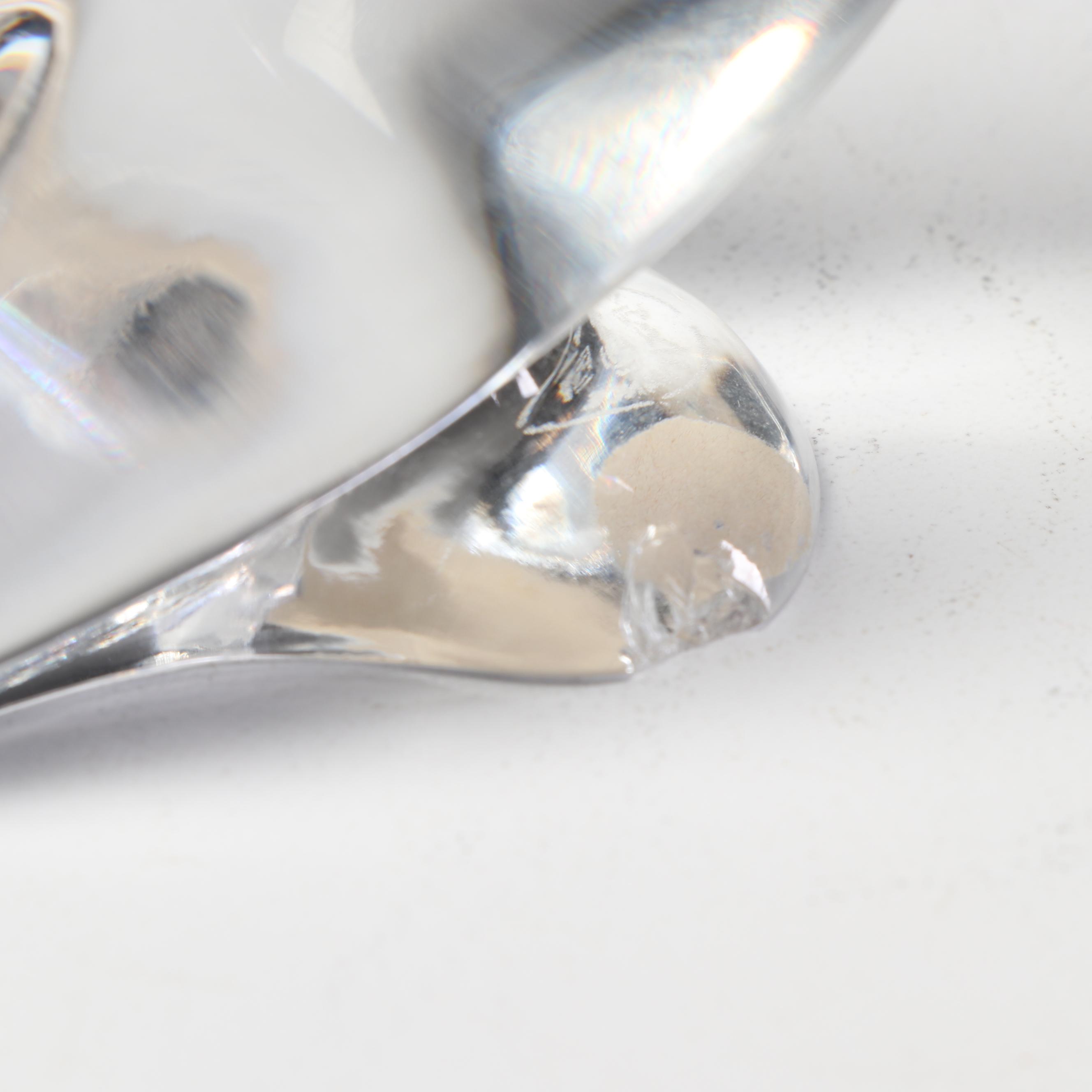 Pair of Baccarat Crystal Parrots
