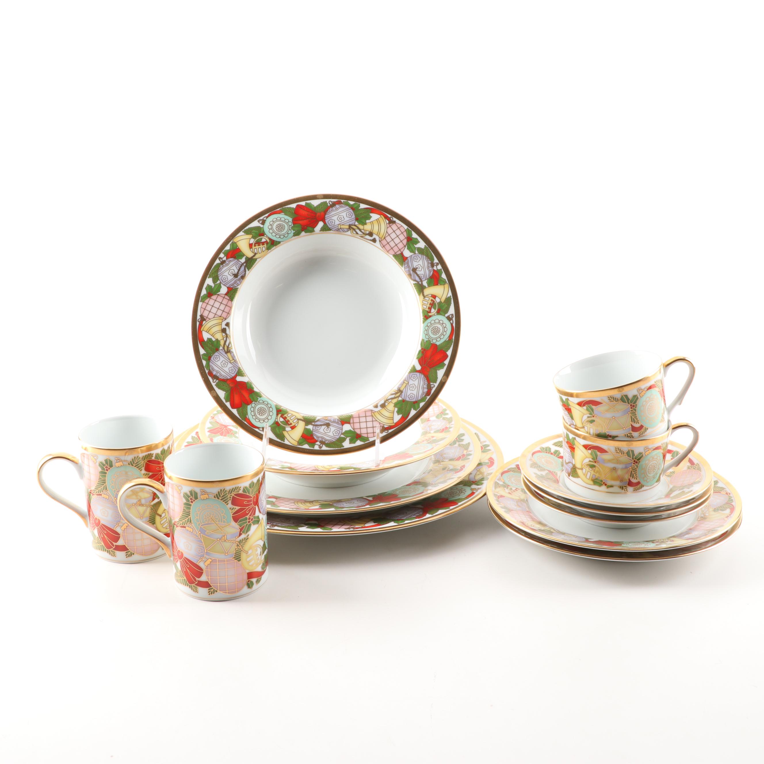 Christian Dior China "Dior Christmas" Dinnerware