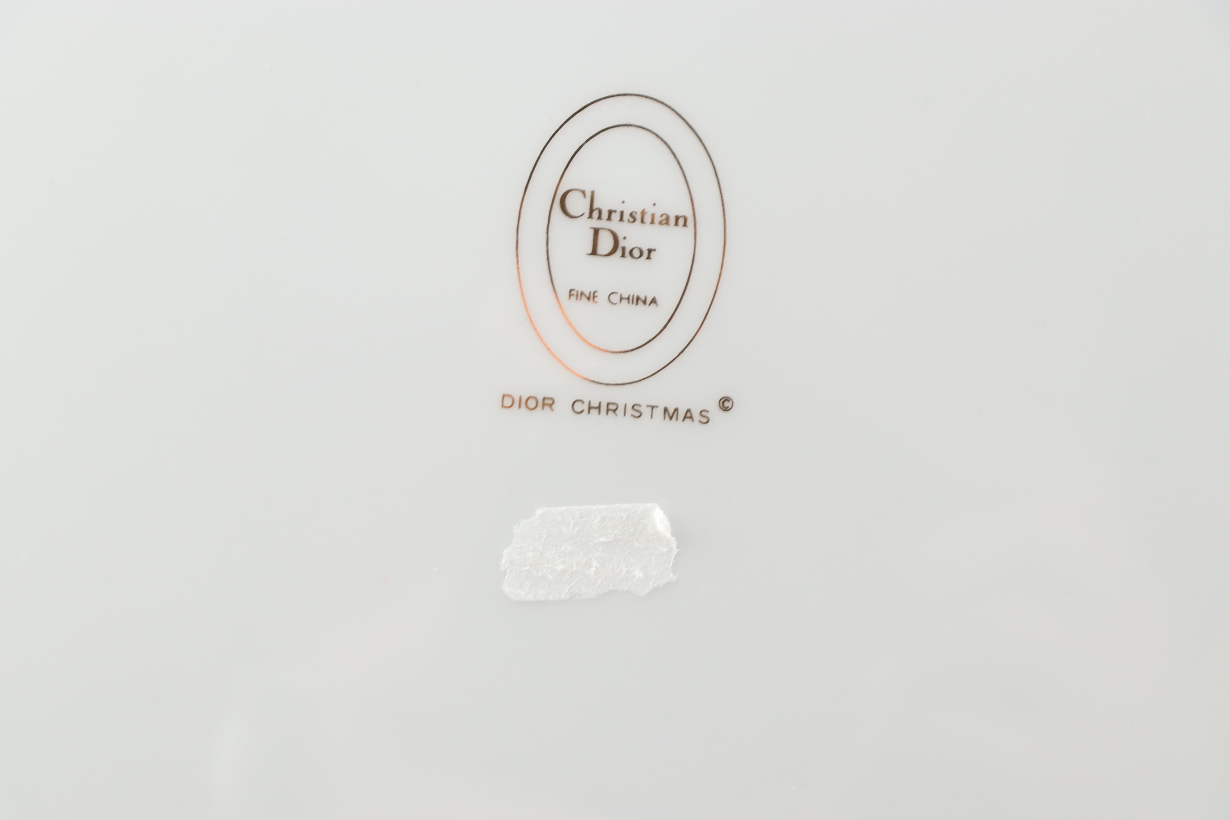 Christian Dior China "Dior Christmas" Dinnerware