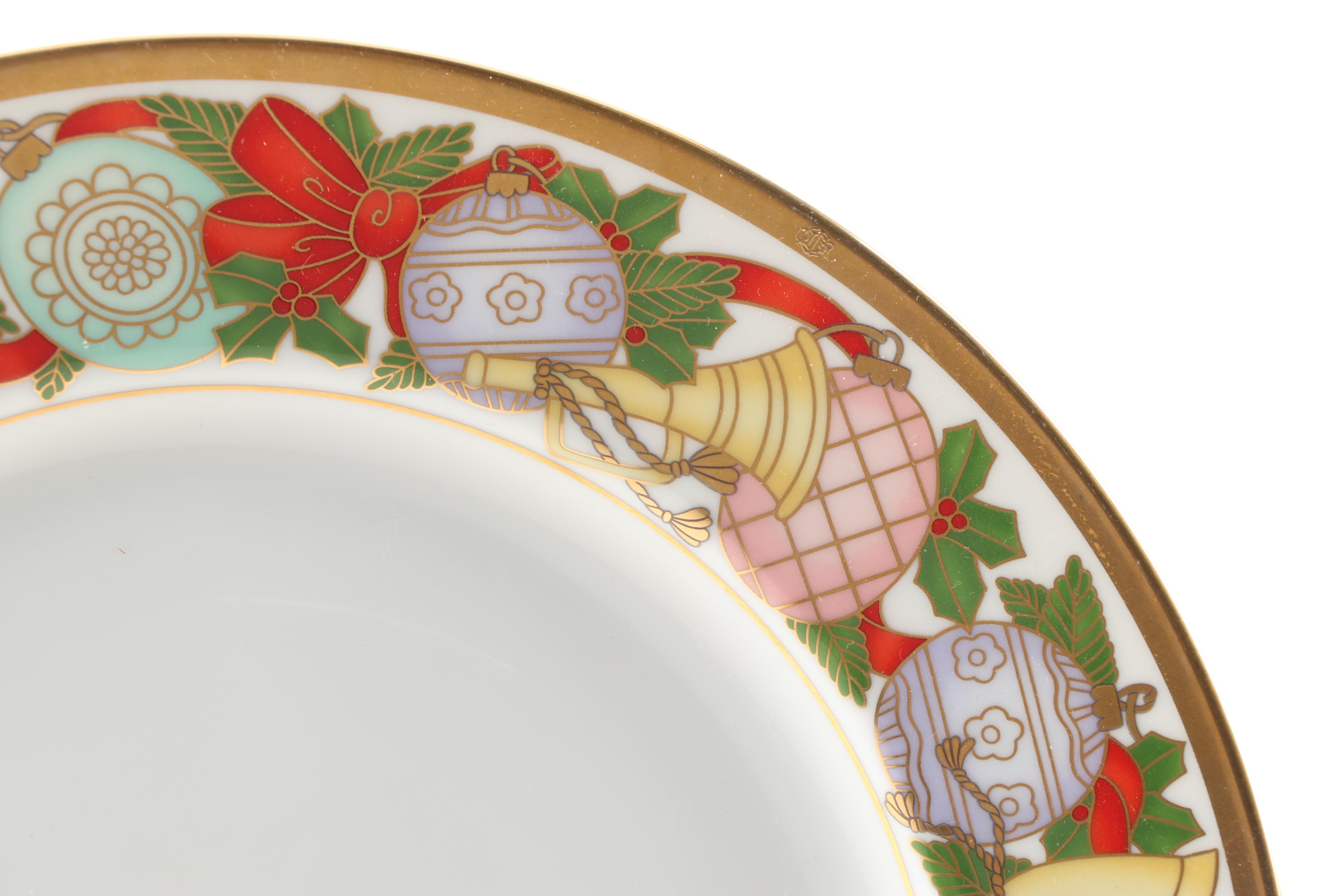 Christian Dior China "Dior Christmas" Dinnerware