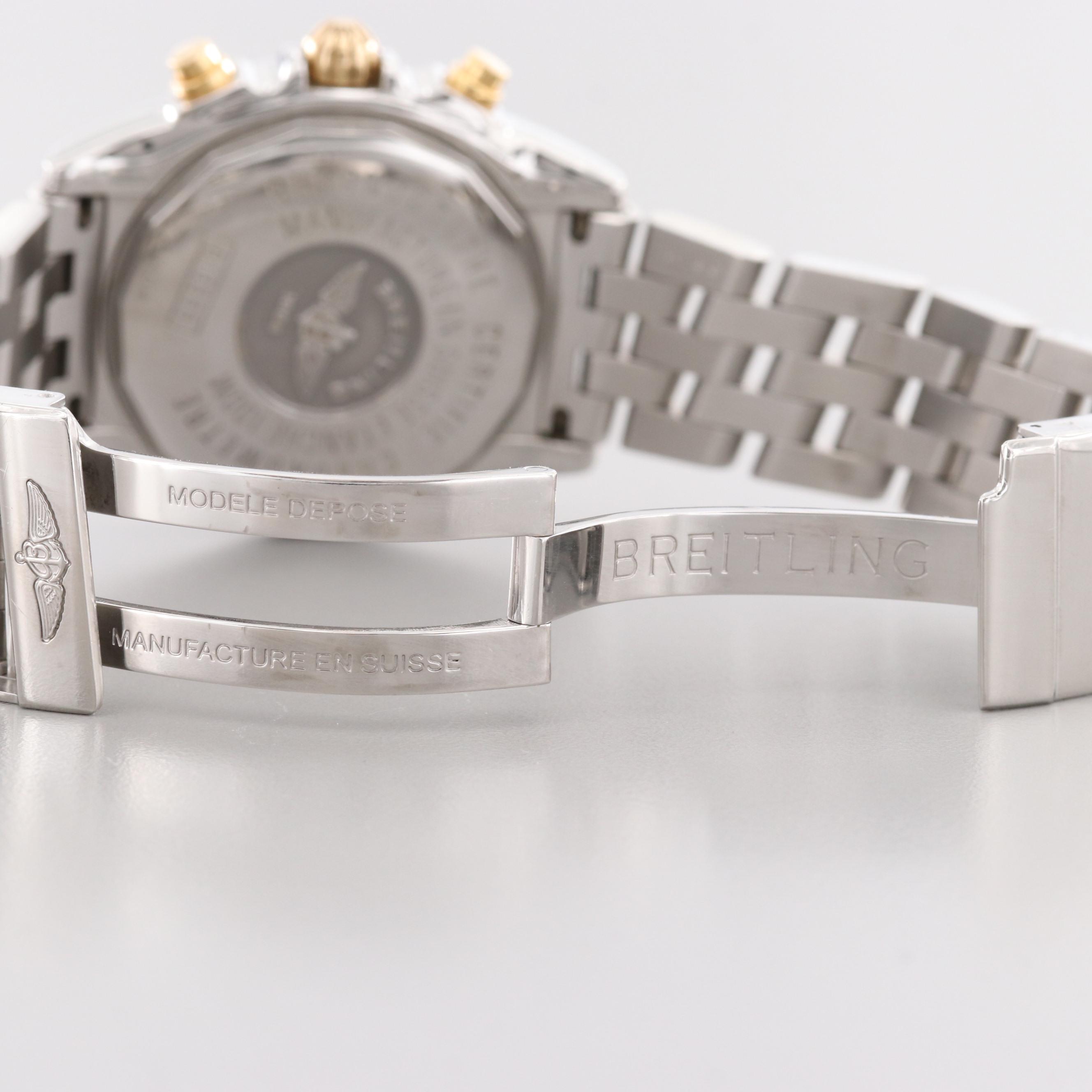 Breitling Chrono Cockpit Stainless Steel, 18K Yellow Gold Chronograph Watch