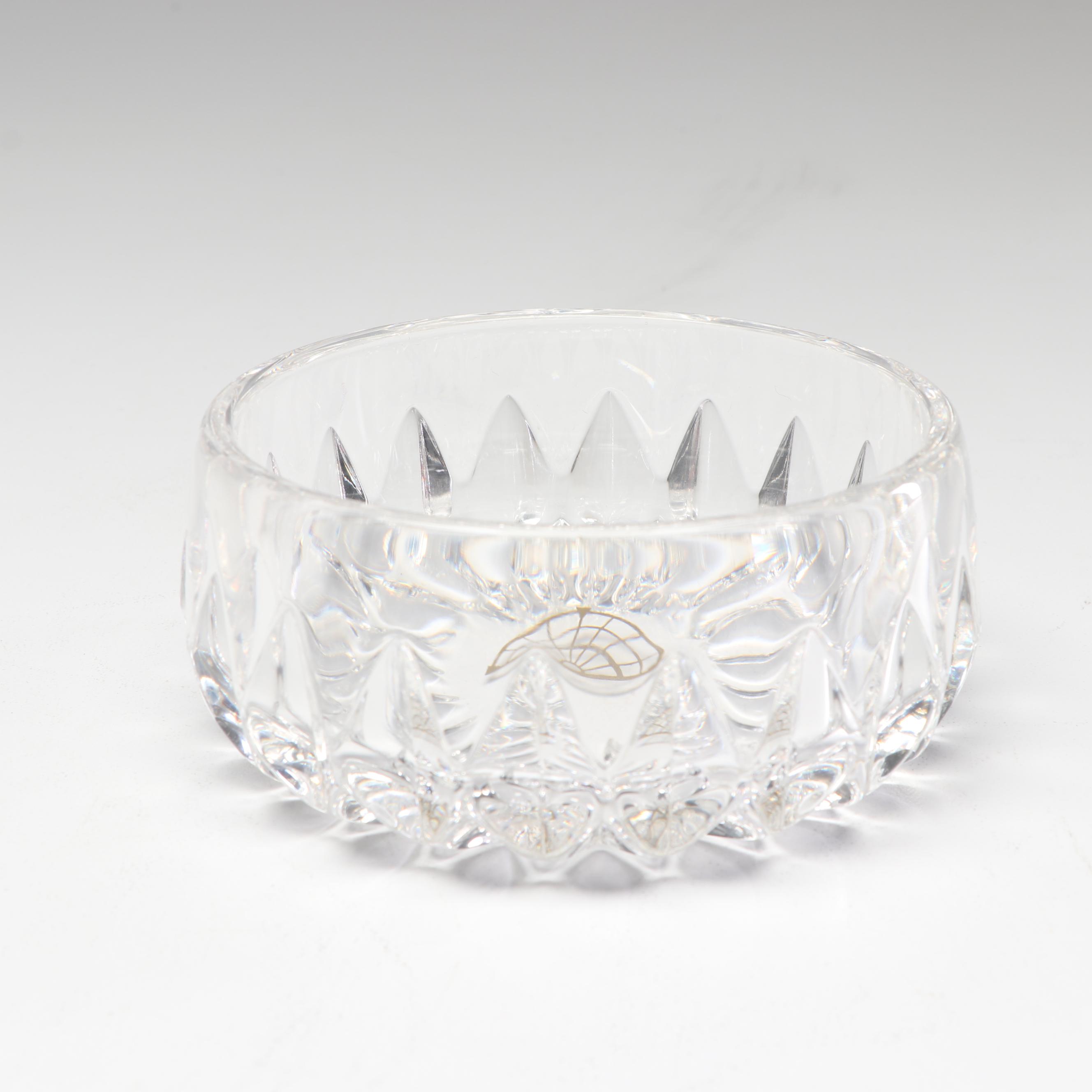 Waterford Cut Crystal Decor and Glass Fruit and Bowl