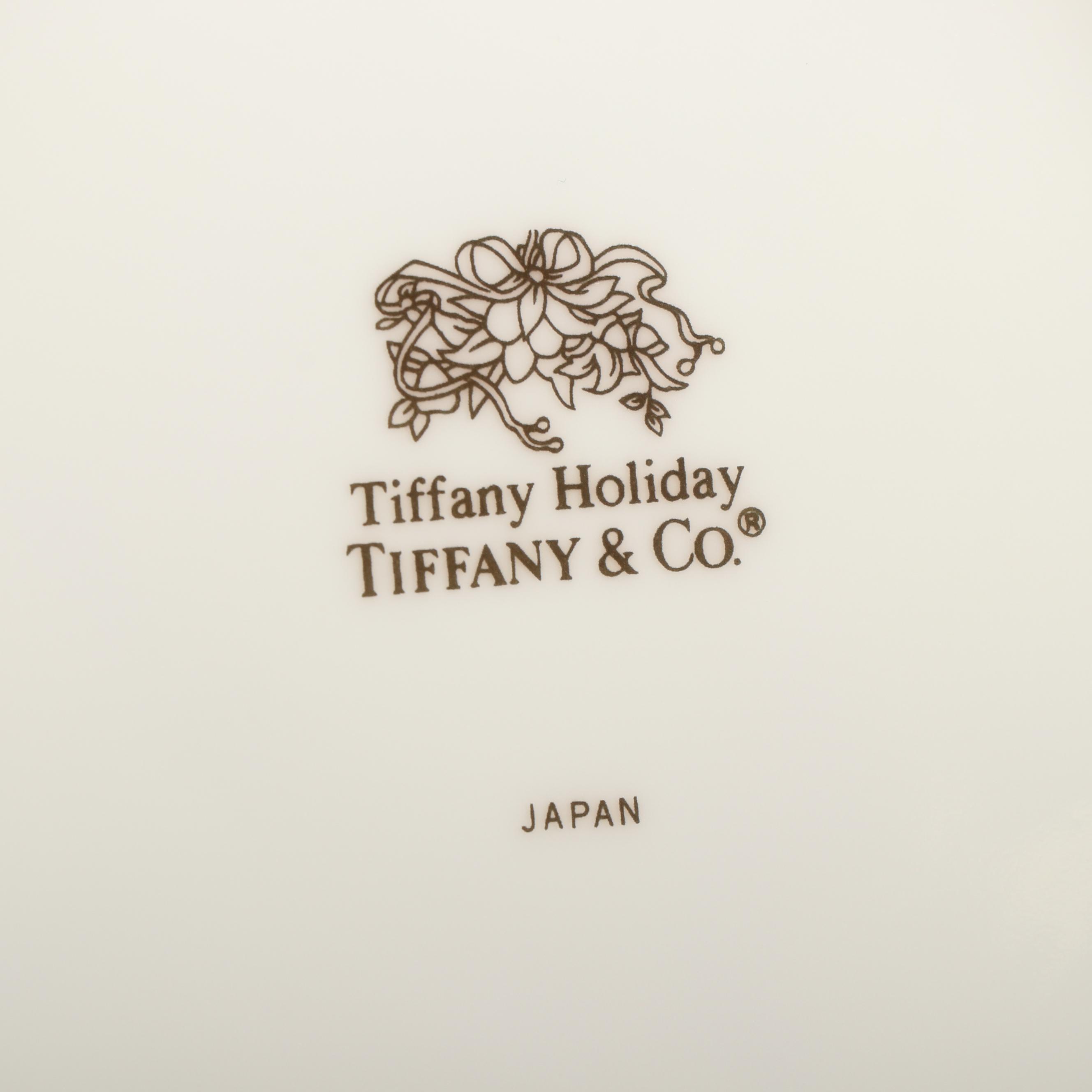 Tiffany and Co. "Tiffany Holiday" China Place Setting