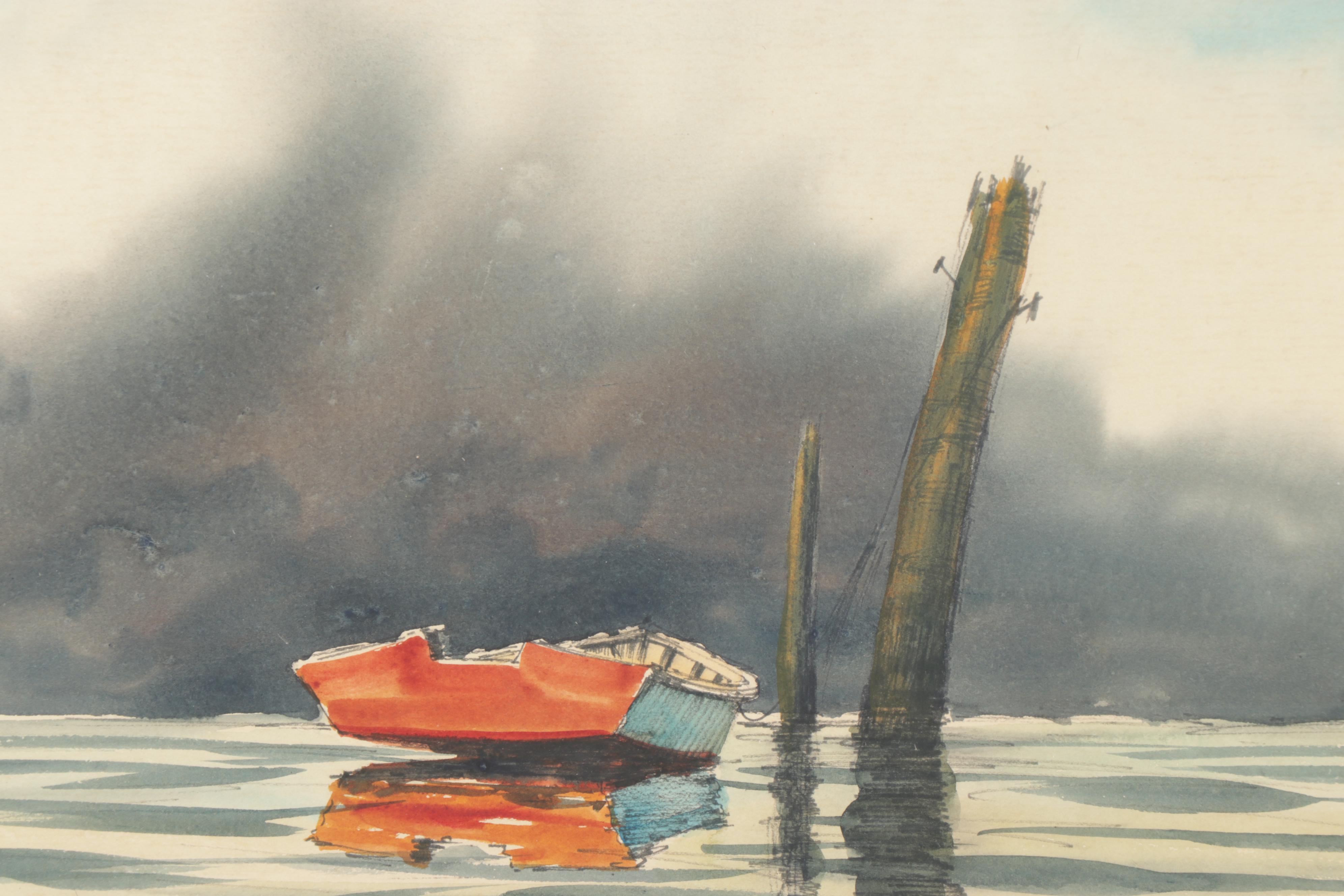 Anthony Shemroske Nautical Watercolor Painting