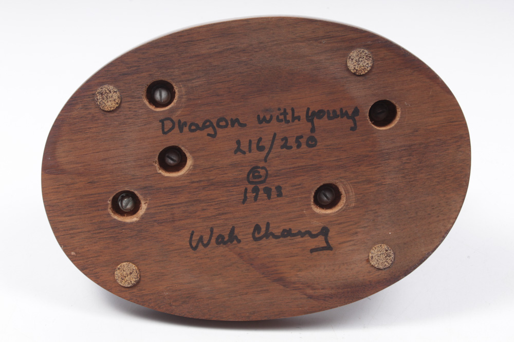 Wah Ming Chang Bronze Sculpture "Dragon with Young"