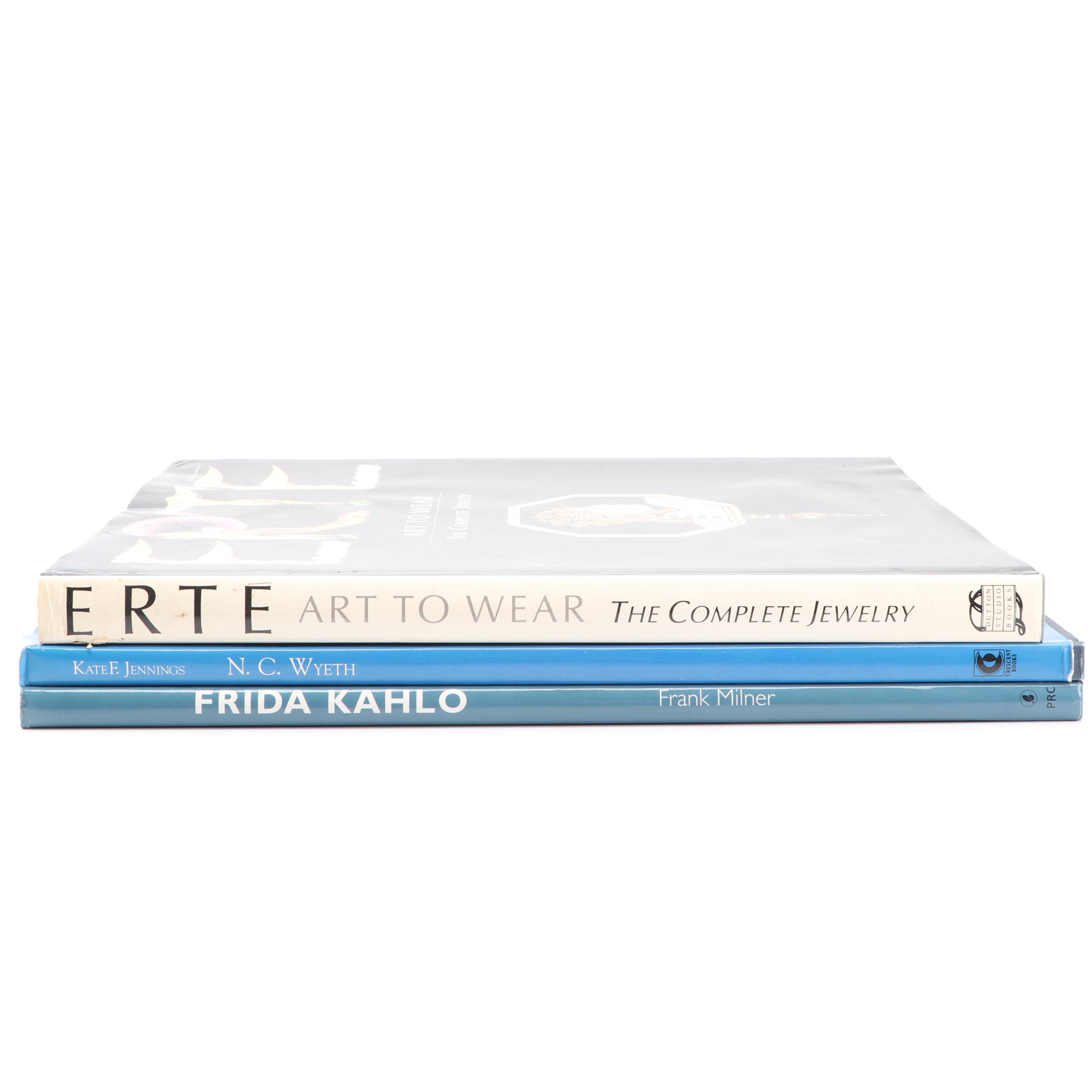 Art Books with Erté, Frida Kahlo and N. C. Wyeth