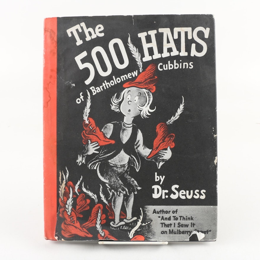 1938 "The 500 Hats of Bartholomew Cubbins" by Dr. Seuss
