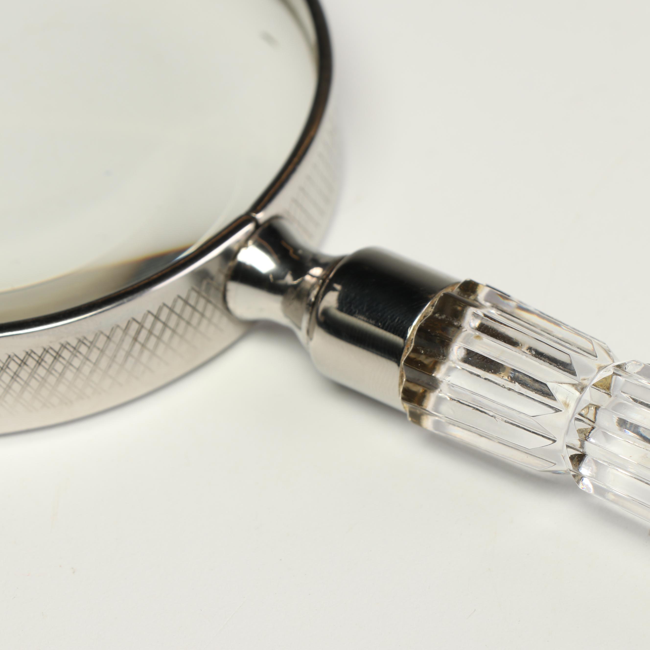 Waterford "Great Barrington" Crystal Magnifying Glass, Late 20th Century