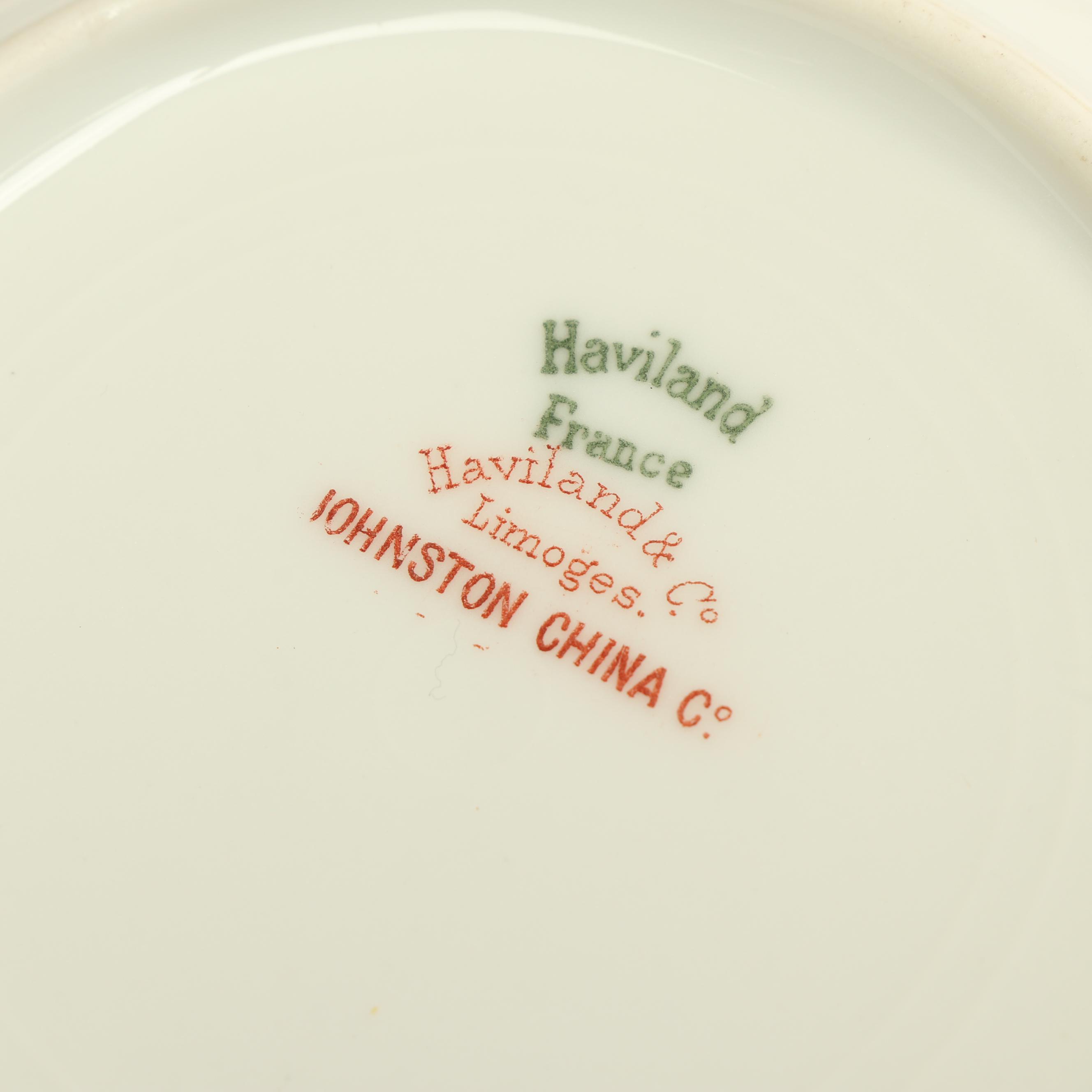 Haviland & Co. Limoges Floral Dinnerware Service, Early 20th Century