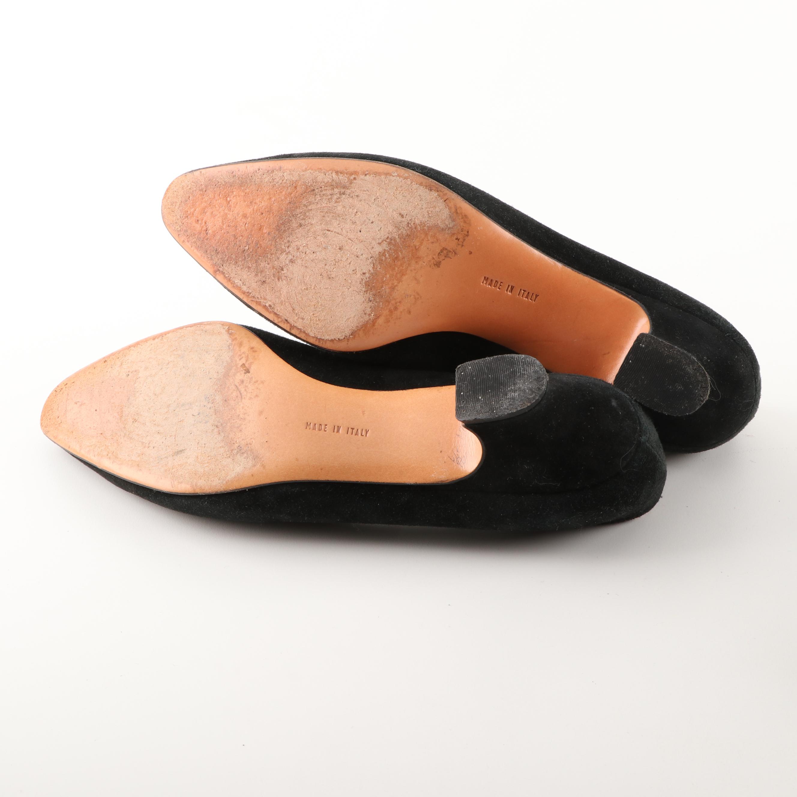 Women's Low-Heeled Pumps and Slingbacks Featuring Delman and Salvatore Ferragamo