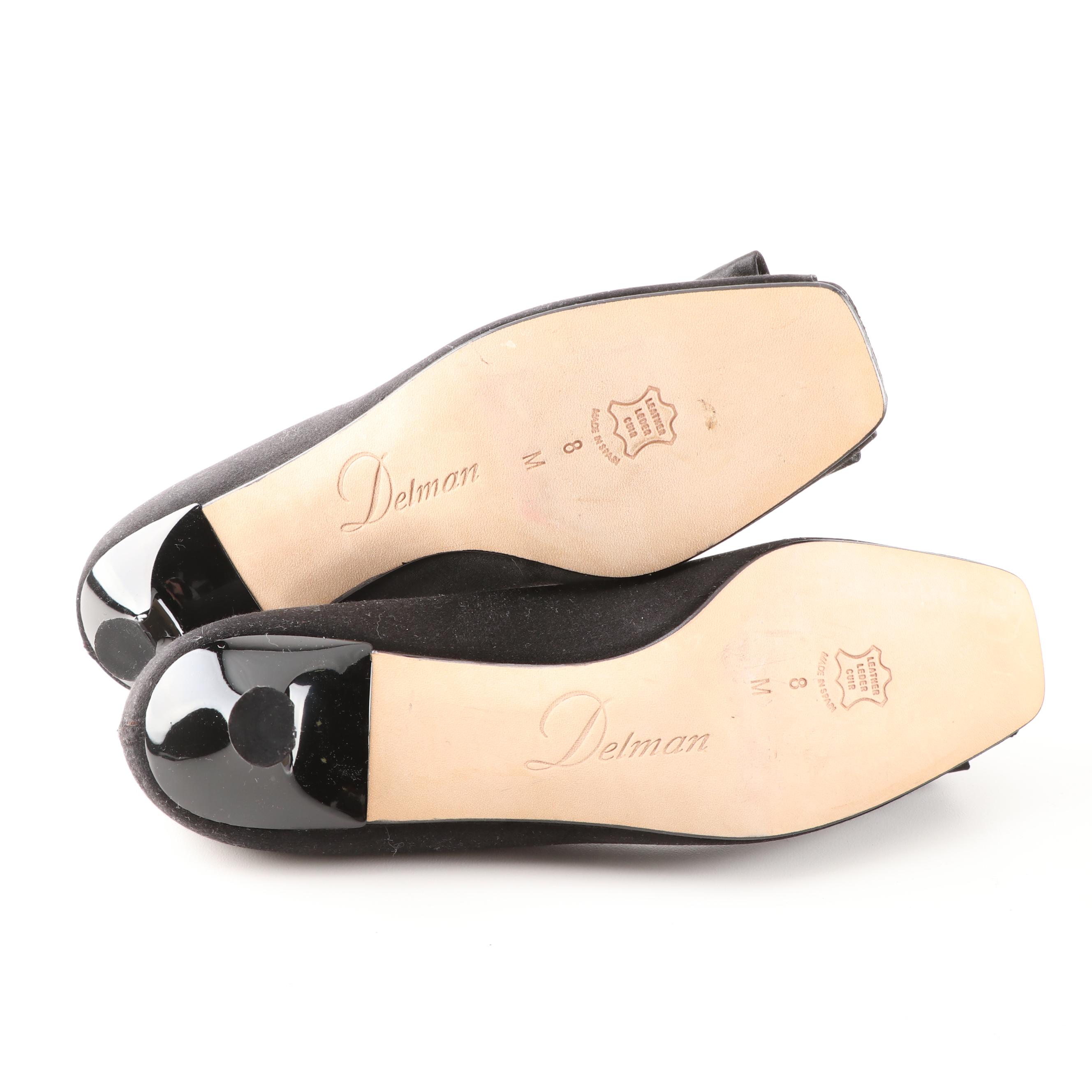 Women's Low-Heeled Pumps and Slingbacks Featuring Delman and Salvatore Ferragamo