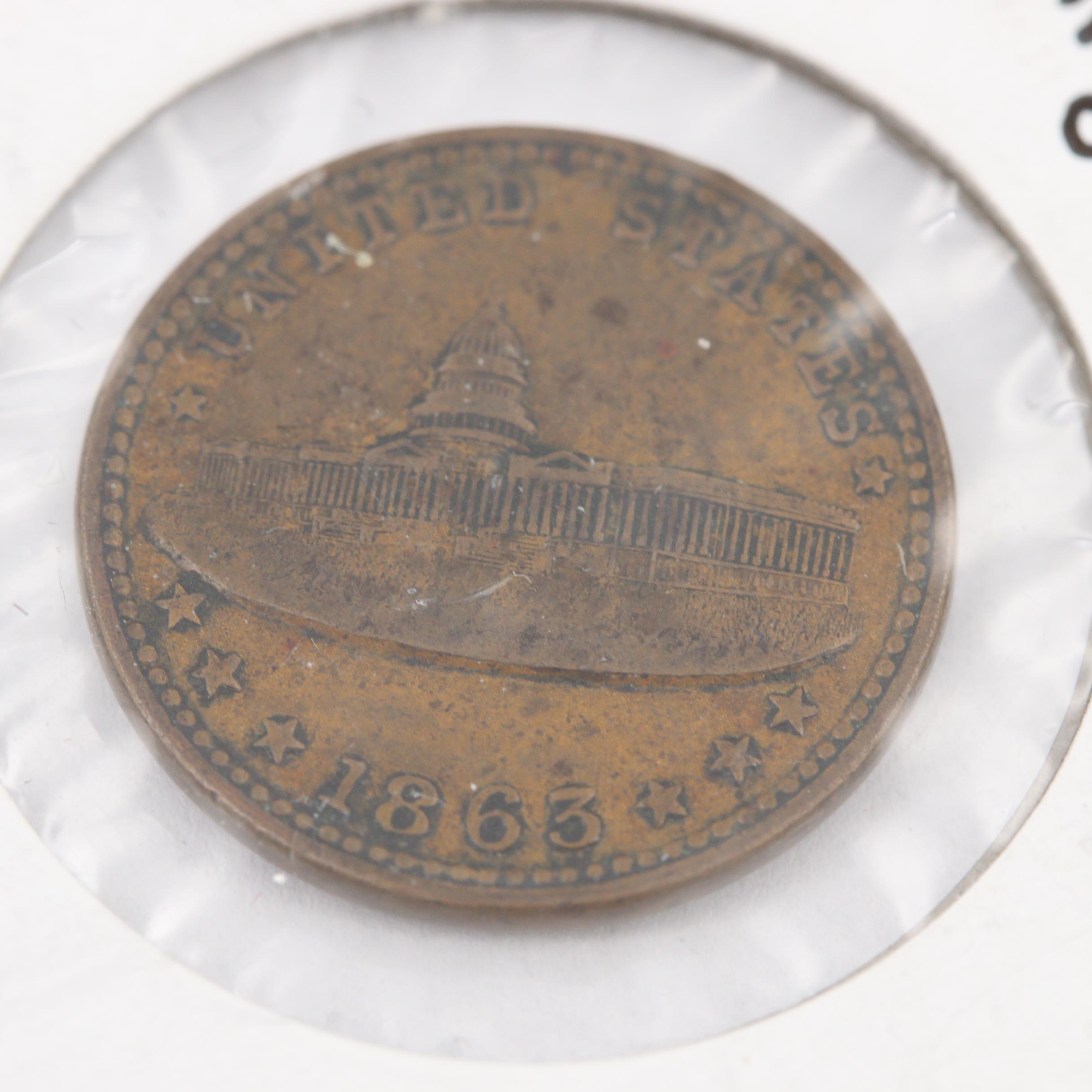 1863 Civil War Token