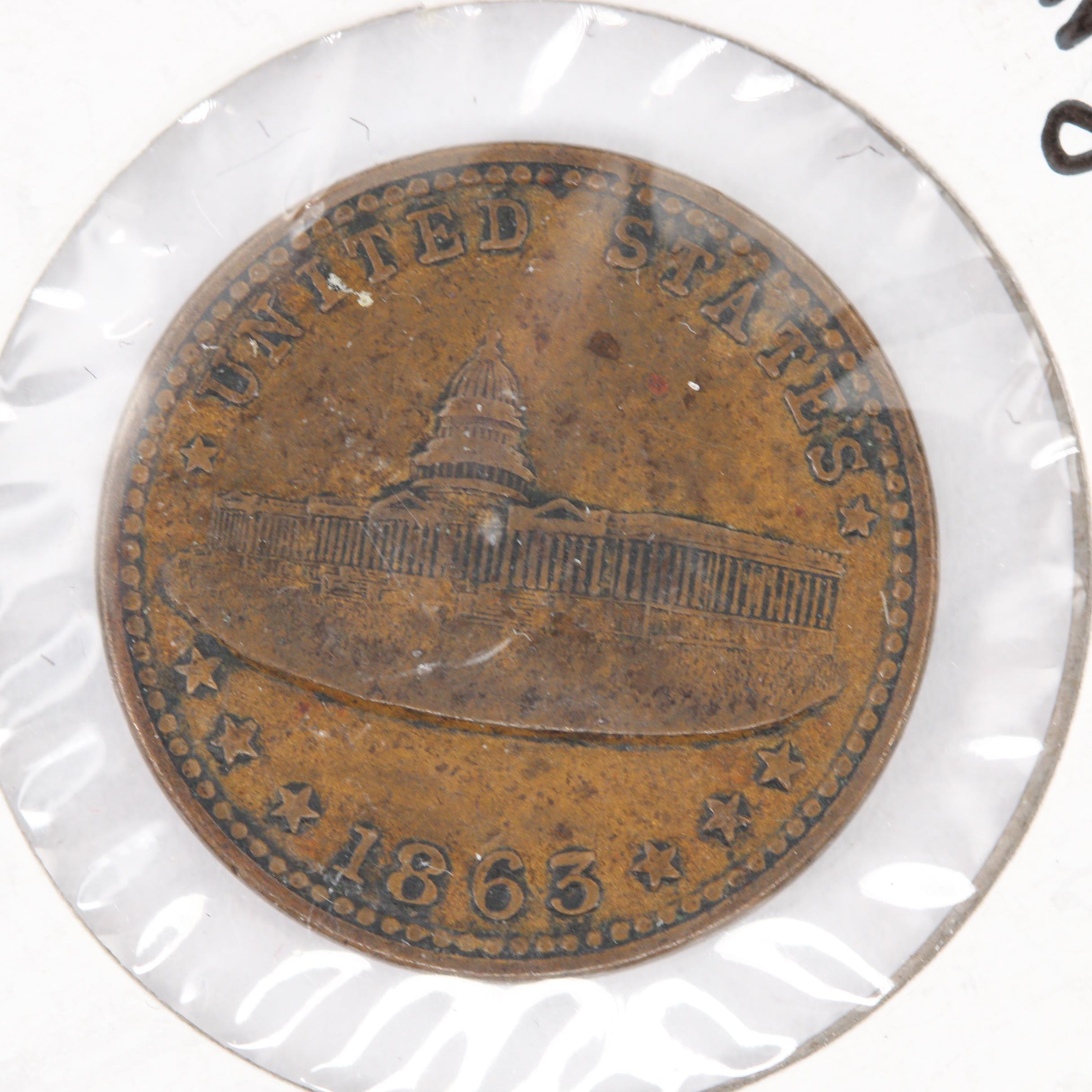 1863 Civil War Token