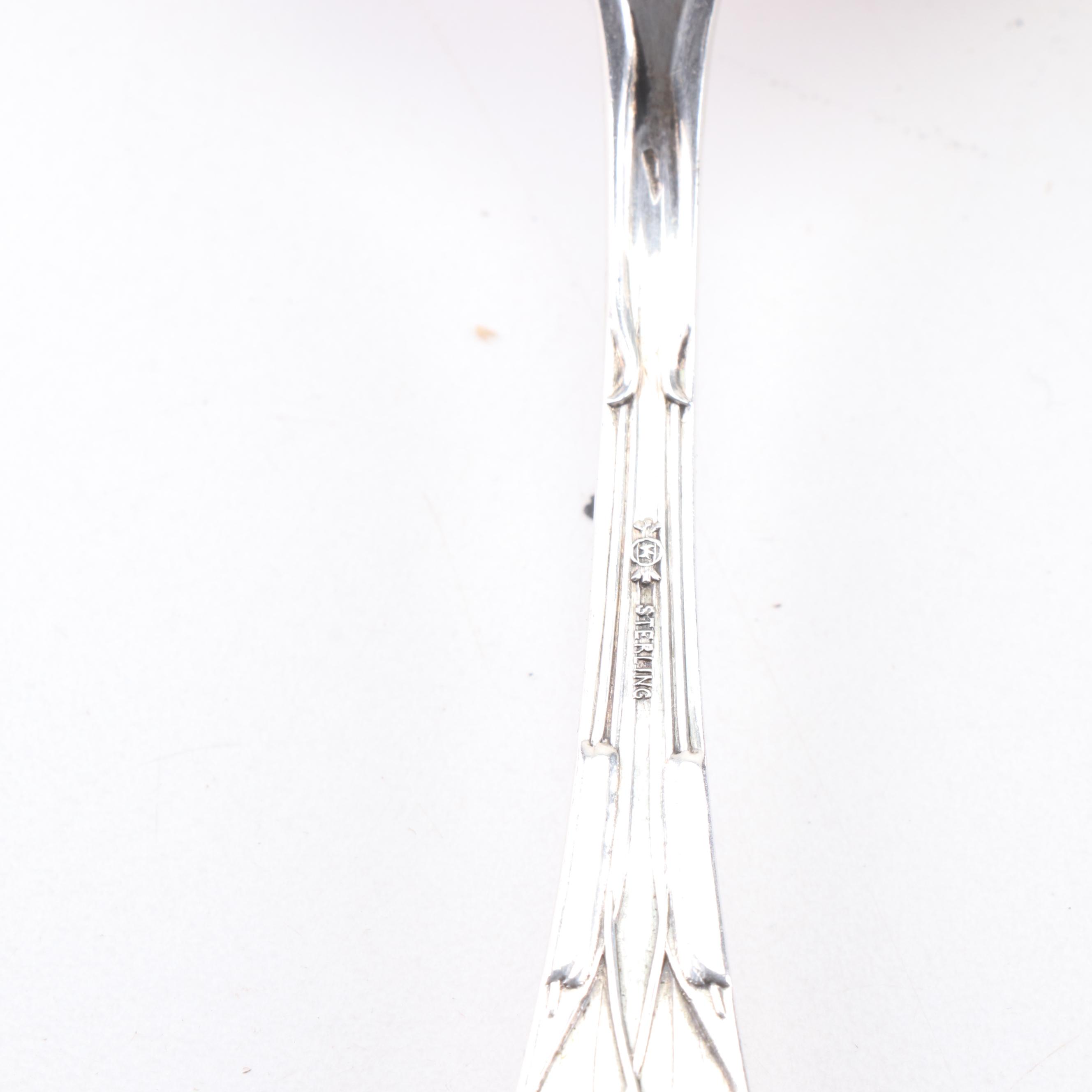 Frank M. Whiting Co. "Dolphin" Sterling Silver Serving Utensils, Ca. 1900