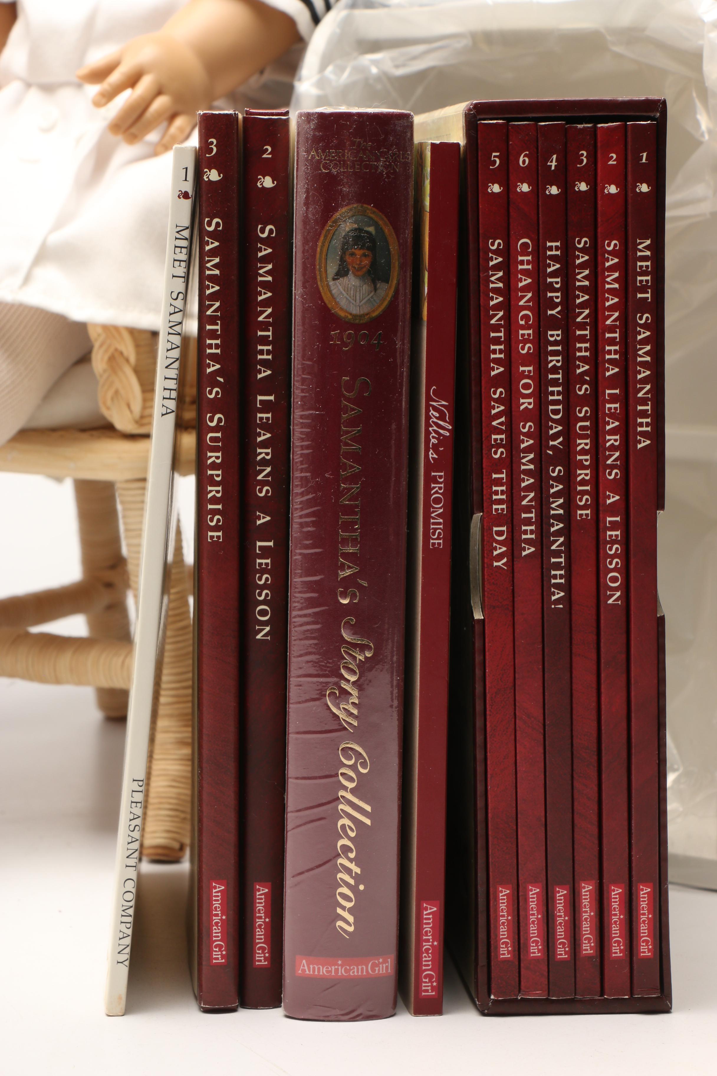 American Girl "Samantha" and "Nellie" Dolls with Accessories