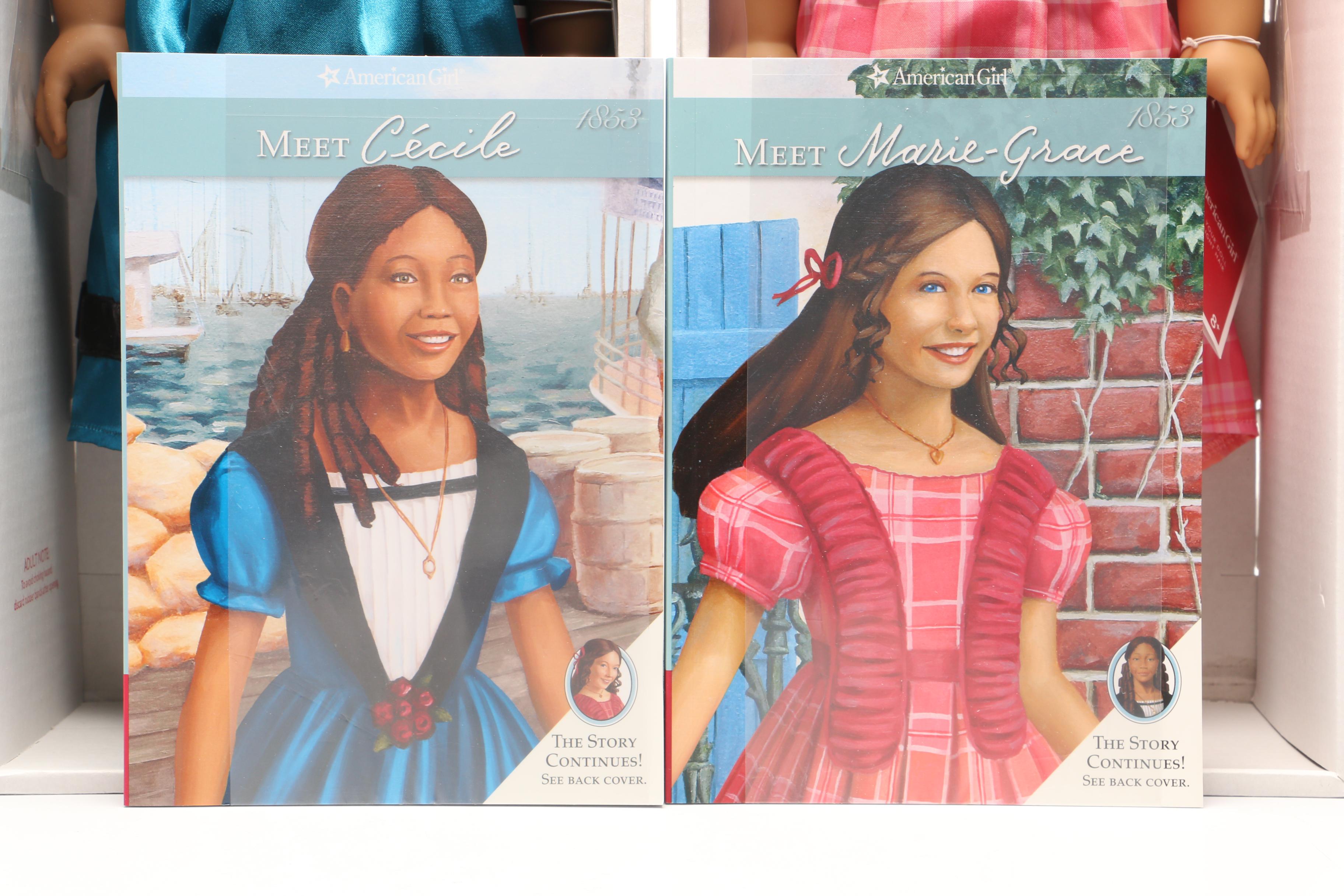 American Girl "Marie-Grace" and "Cécile" Dolls and Accessories
