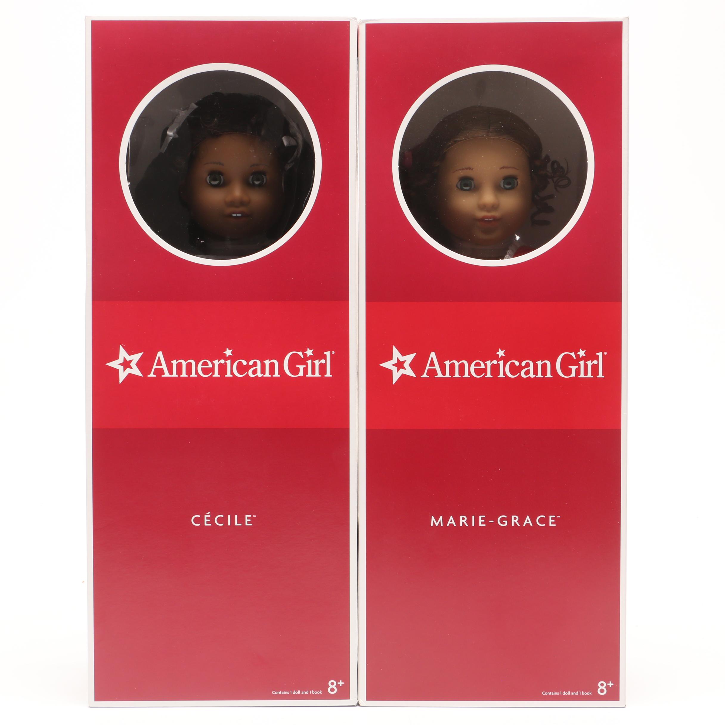 American Girl "Marie-Grace" and "Cécile" Dolls and Accessories