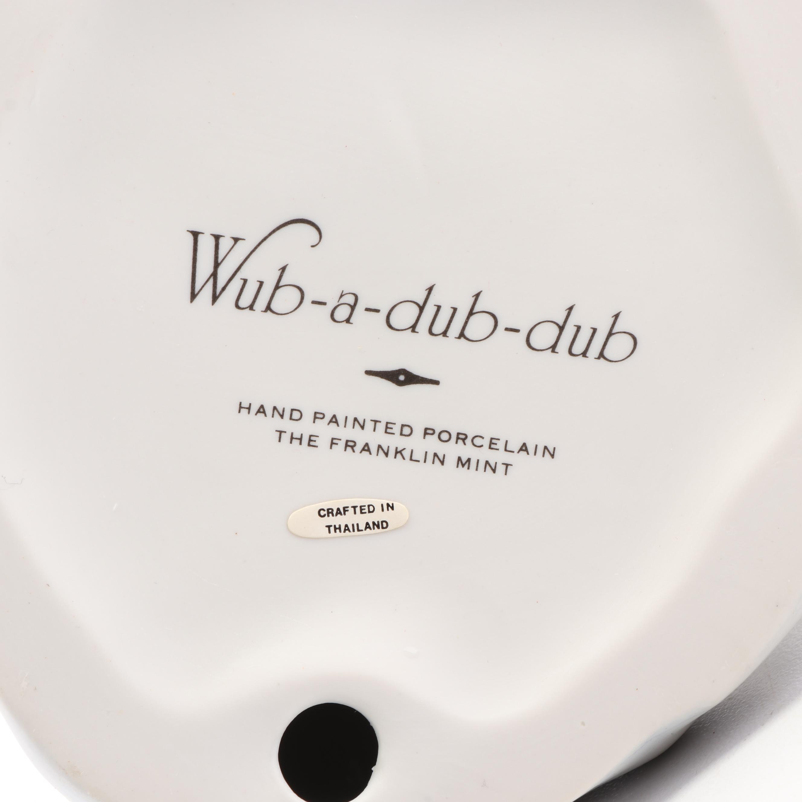 Ceramic Penguin Figurines Featuring Franklin Mint