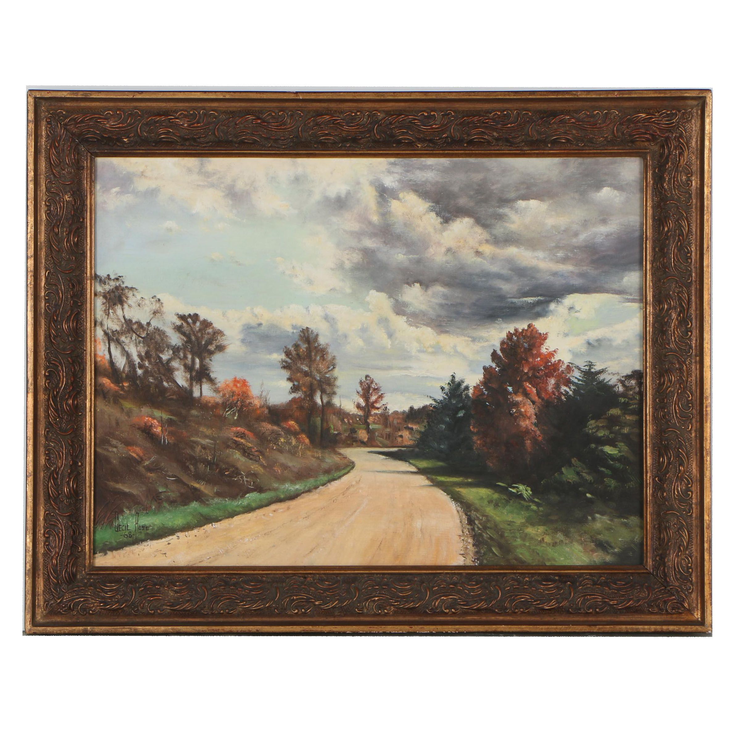 Cecil Rose Landscape Oil Painting