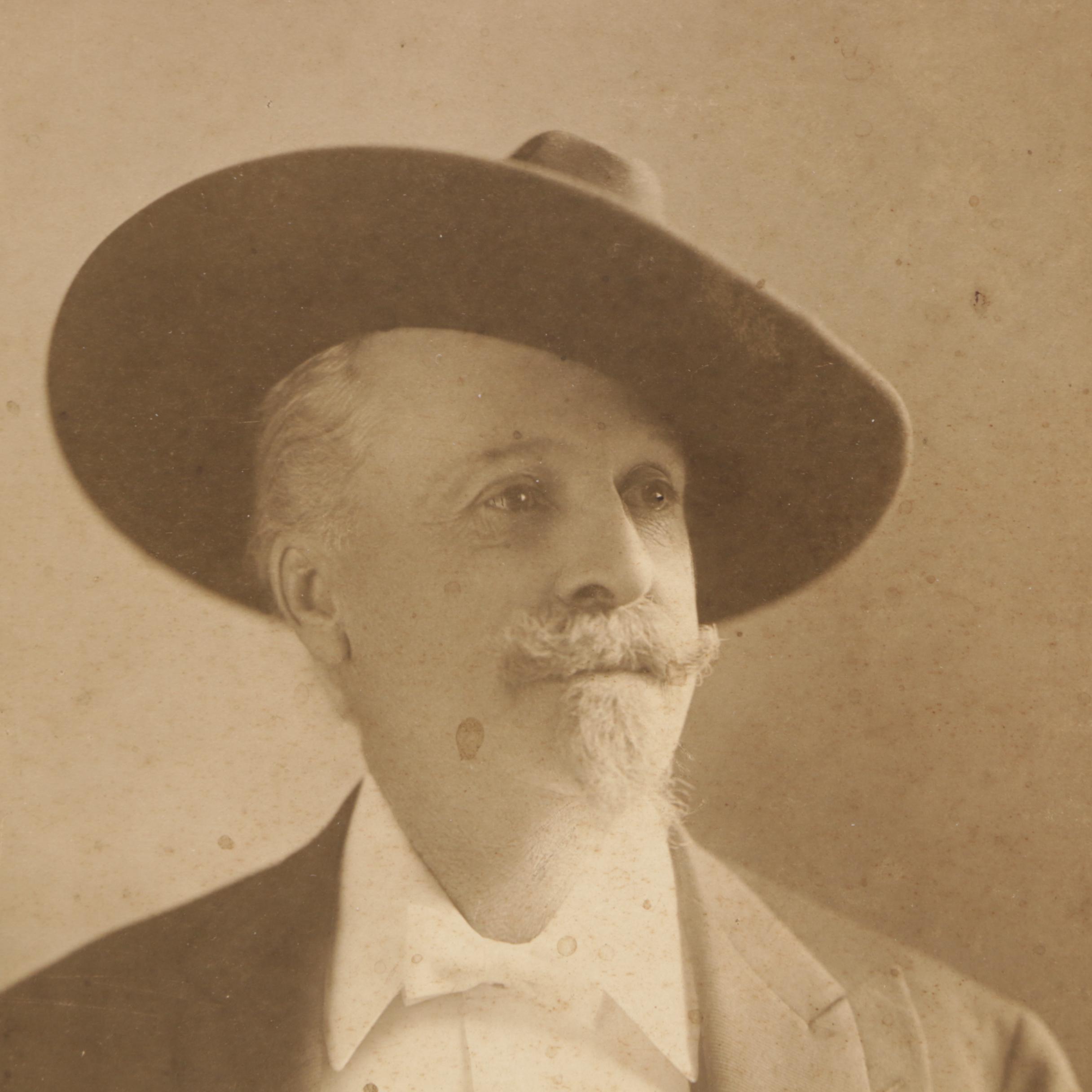 Wild West Showman and Marksman "Buffalo Bill" W.F. Cody Cabinet Photograph