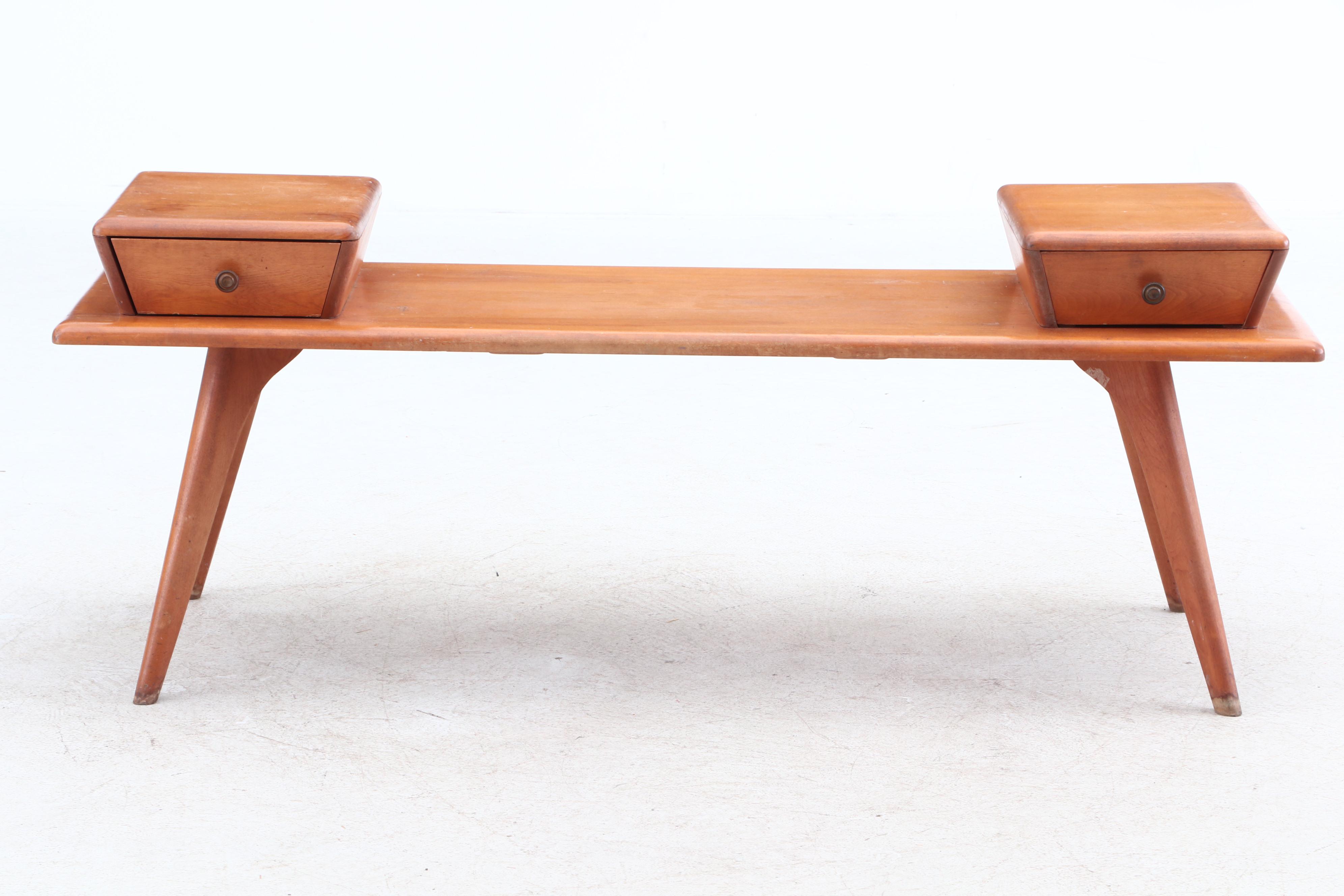 Mid Century Modern Maple Coffee Table